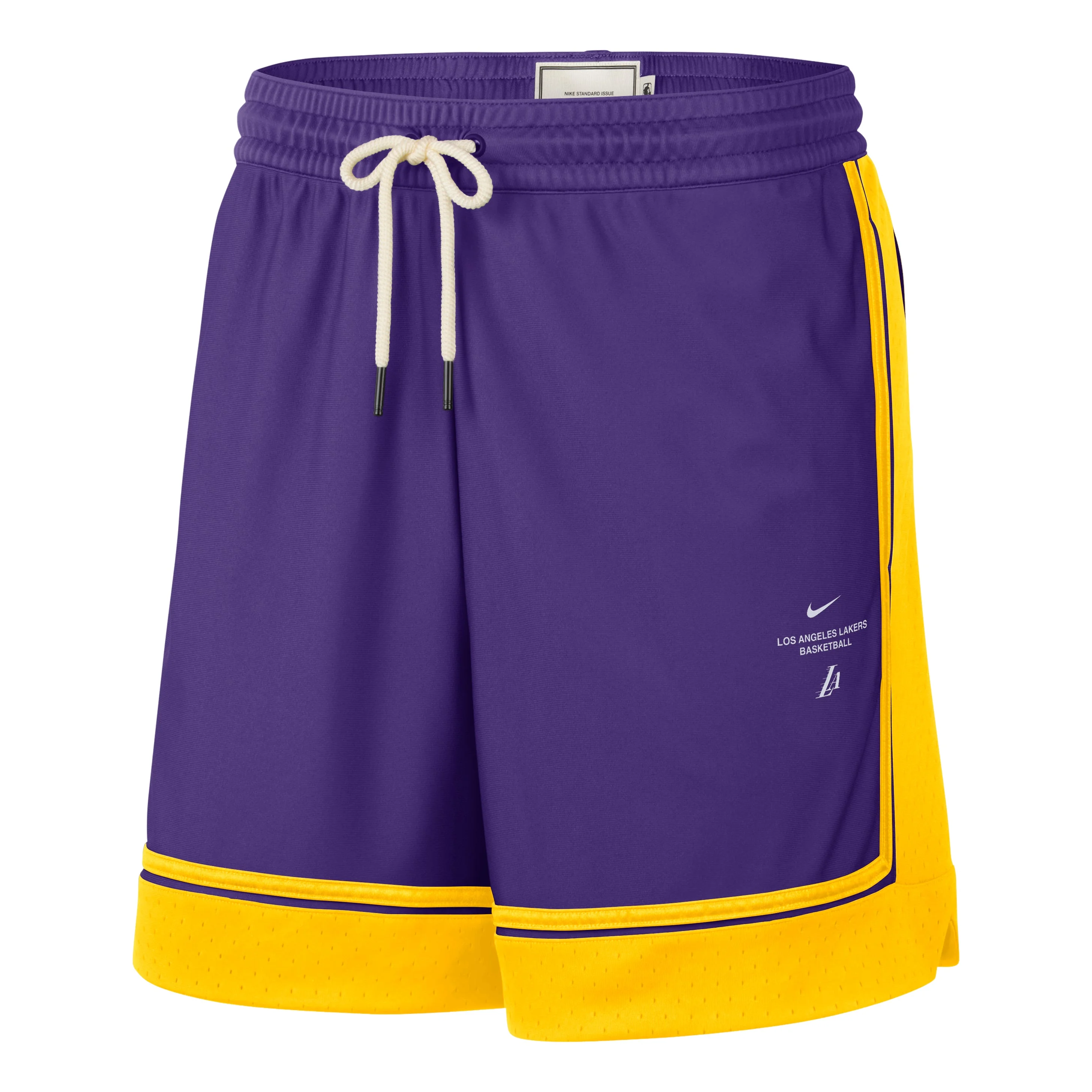 Nike Los Angeles Lakers Standard Issue 6" NBA Shorts 'Field Purple Amarillo' IQ1759-504 - 1