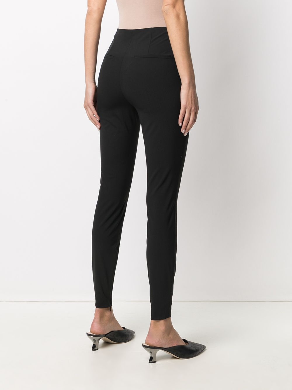 high-waisted skinny trousers - 4