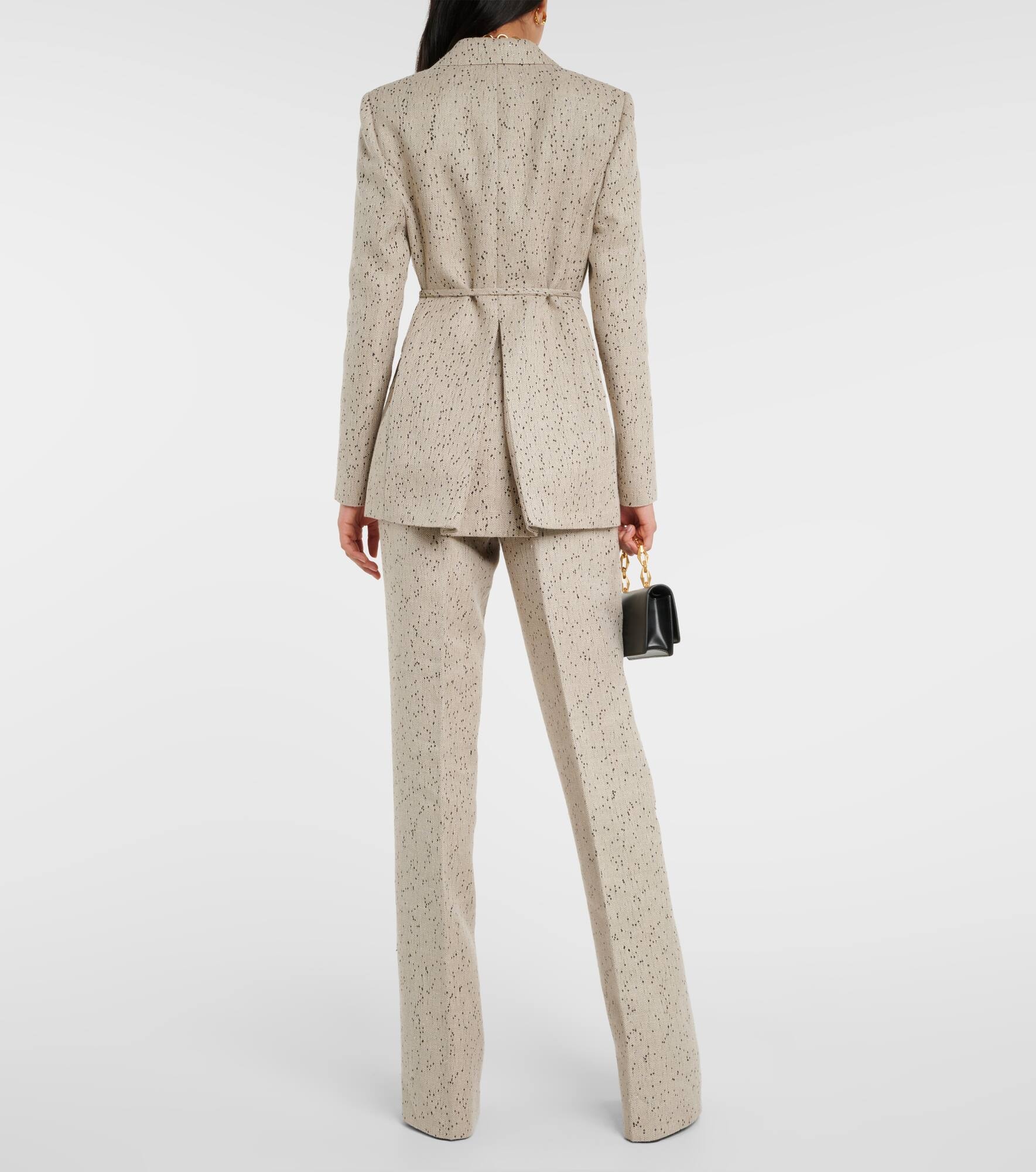 Hattson sequined tweed blazer - 3