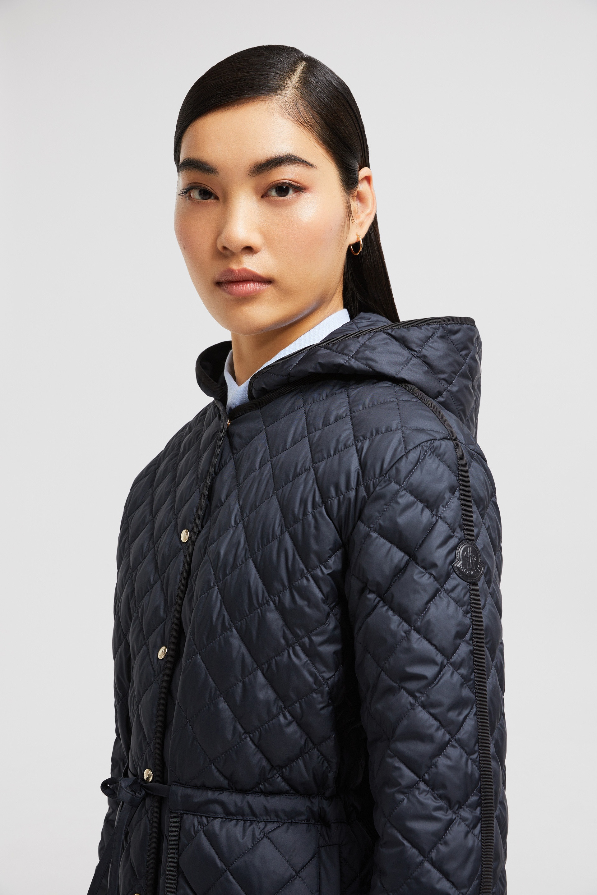 Etelan Hooded Diamond-Quilted Long Down Jacket - 4