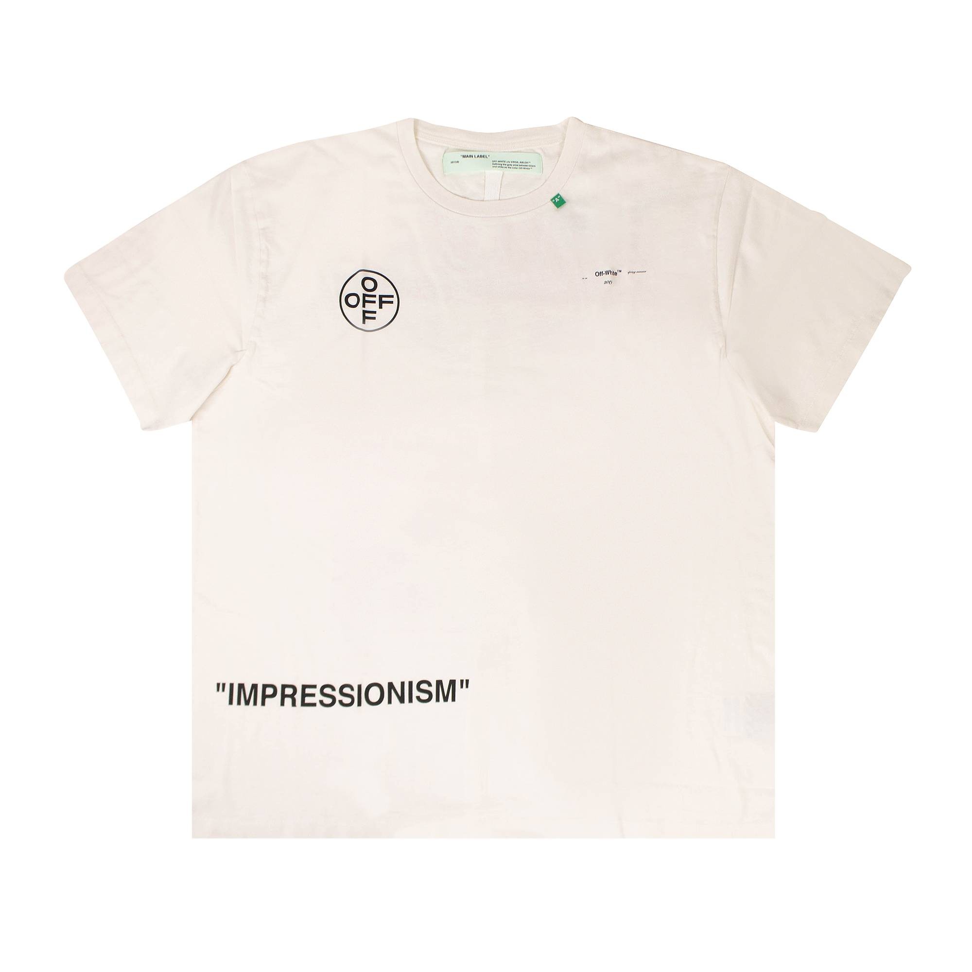 Off-White Stencil Logo T-Shirt 'White' - 1