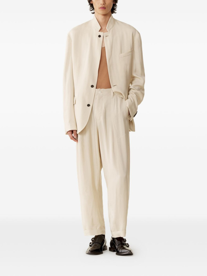 Lanvin zip-detail trousers outlook