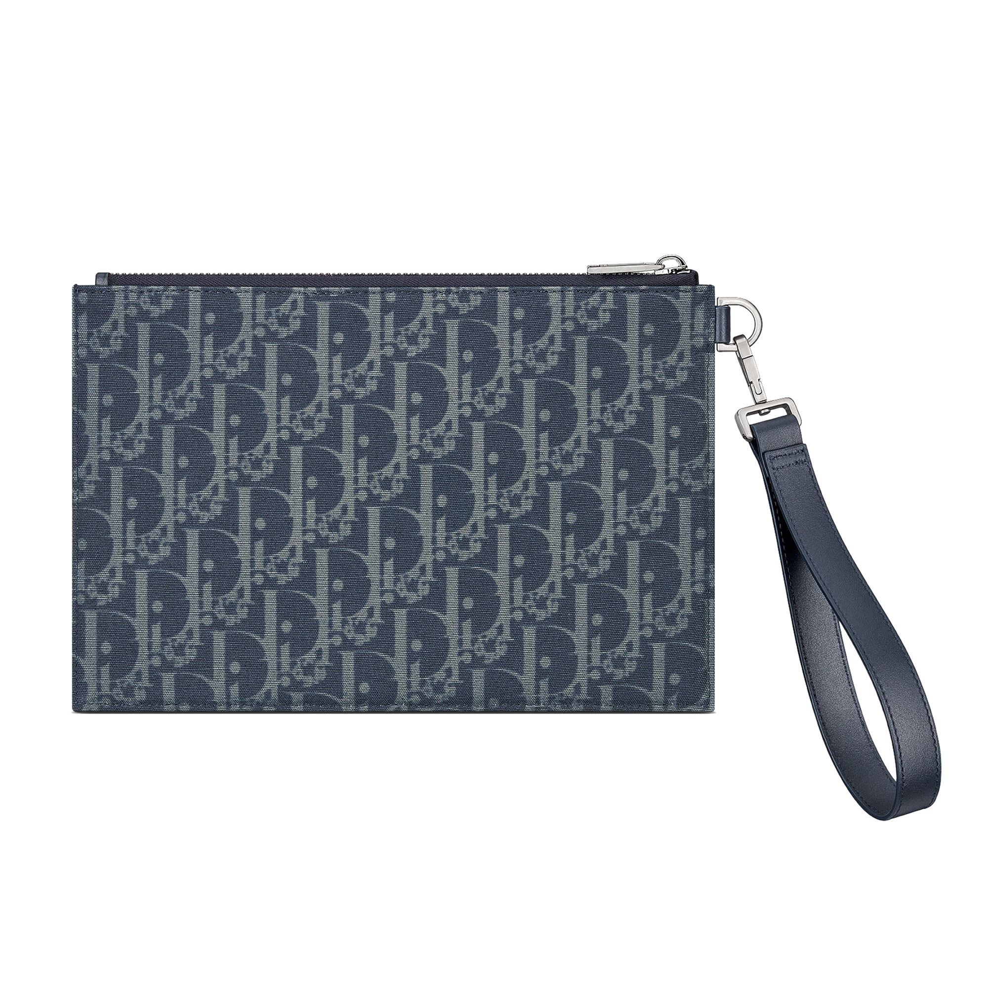 Dior x Denim Tears A5 Pouch 'Blue' - 2