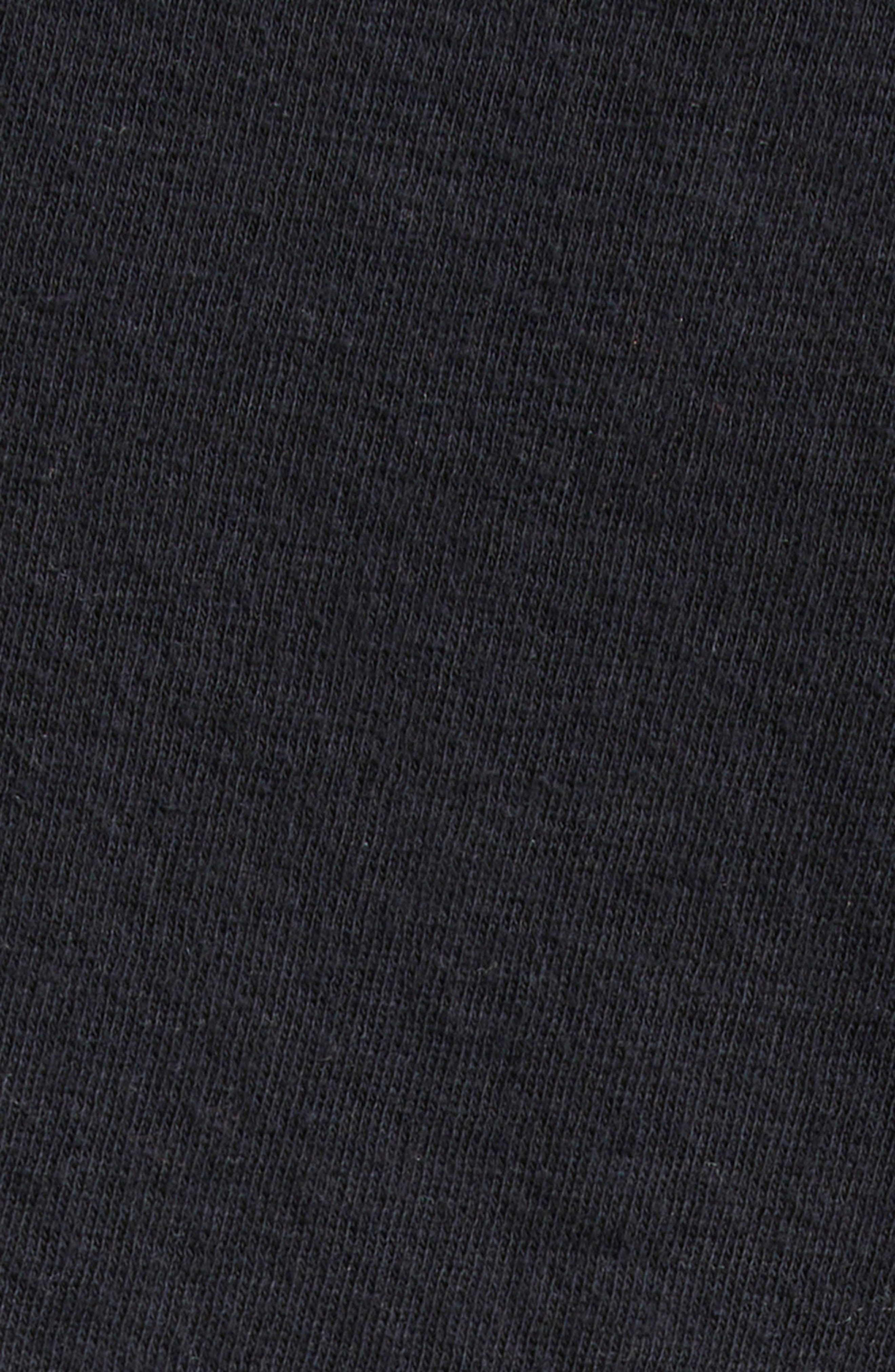 R13 Tight Waist Cotton & Cashmere T-Shirt in Black at Nordstrom - 6