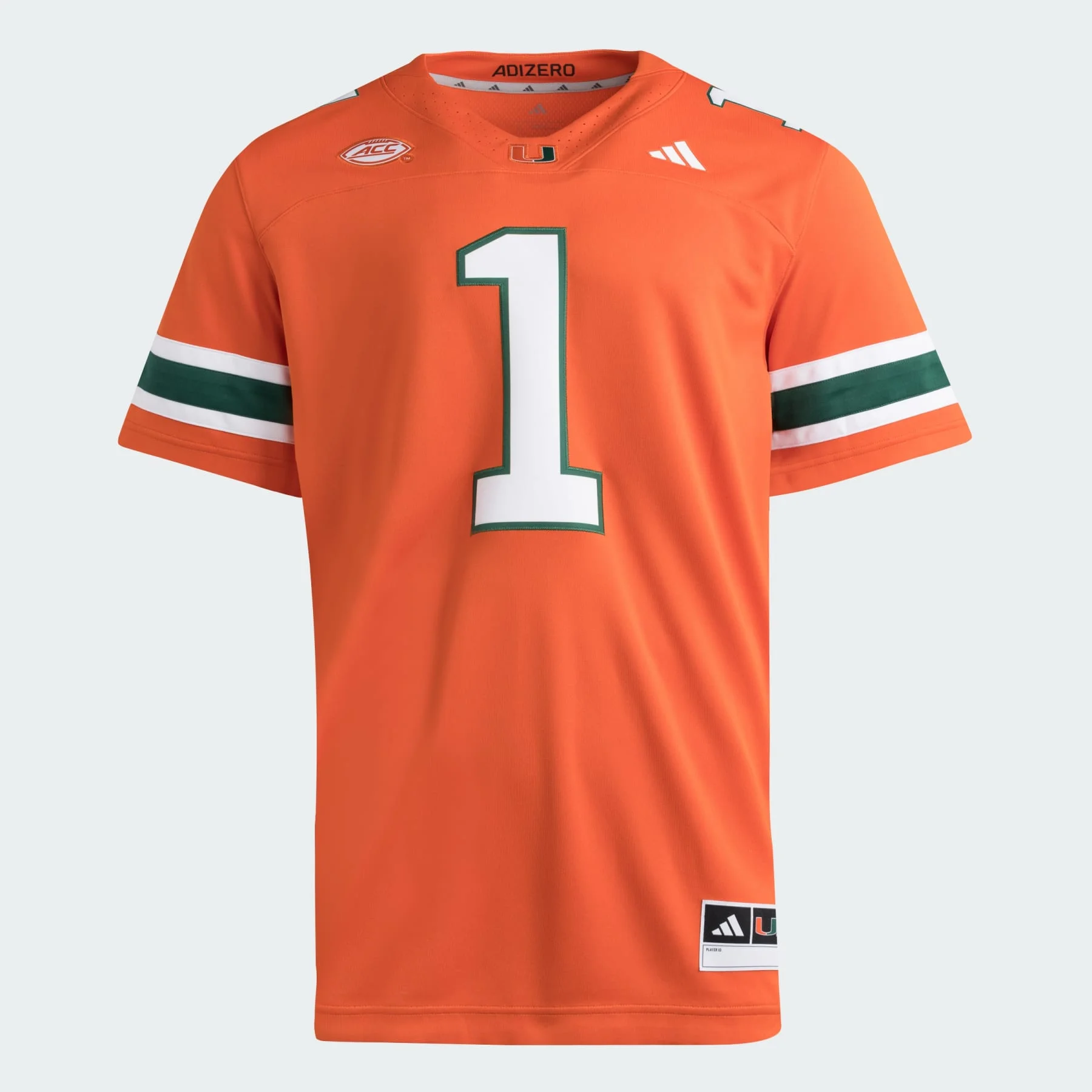 Miami Hurricanes Premier Home Football Jersey - 1