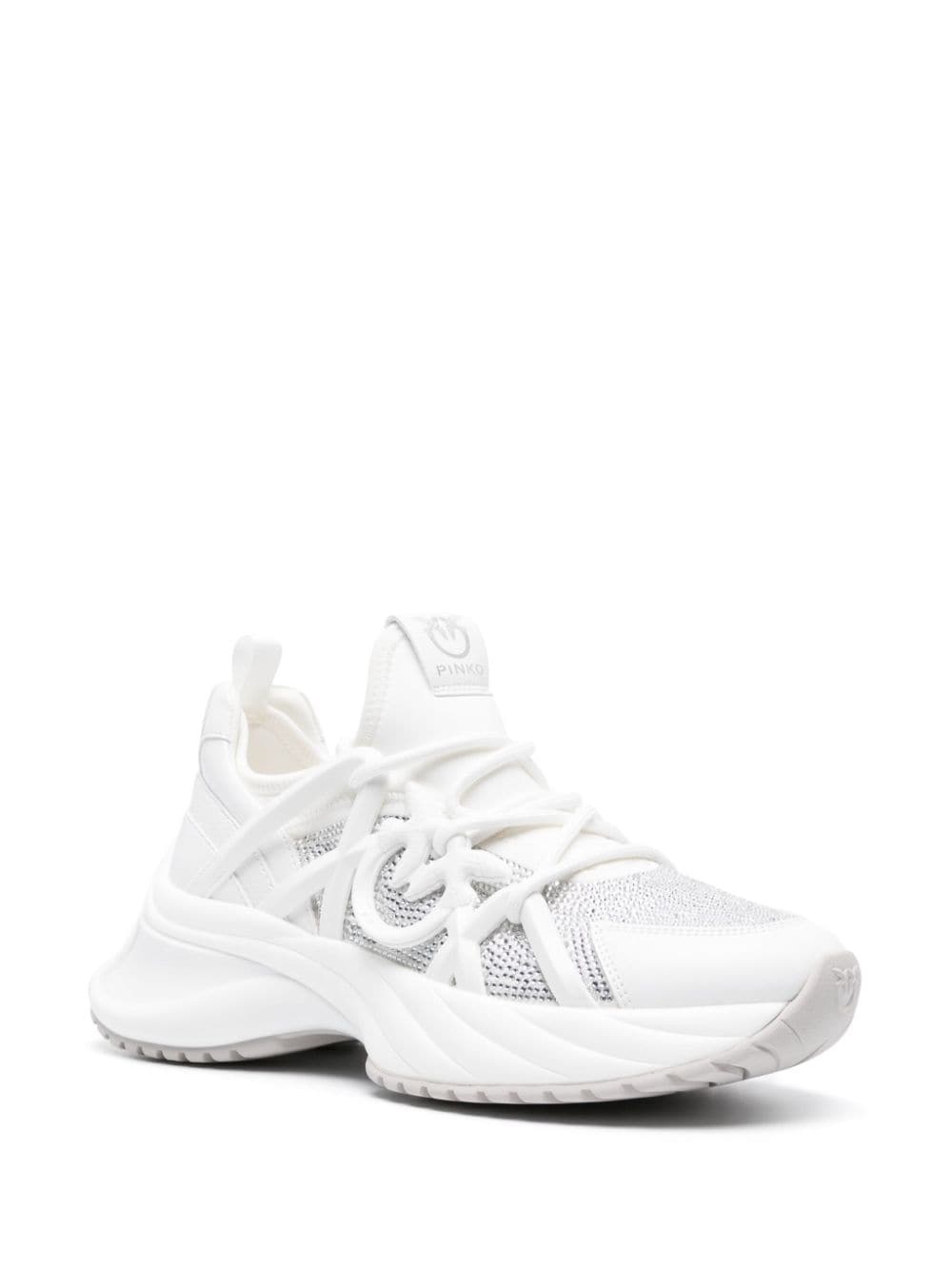 Love Birds-embellished sneakers - 2