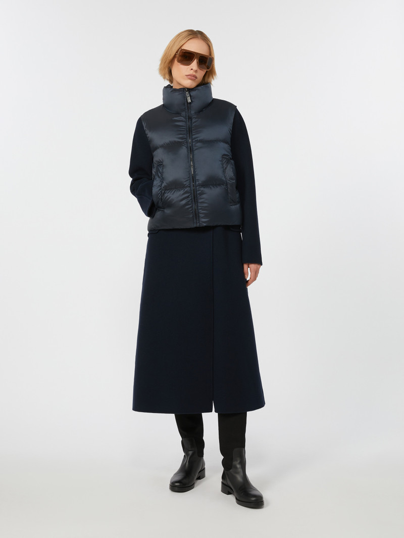 Max Mara SEISMALL Padded gilet in water-repellent technical fabric outlook