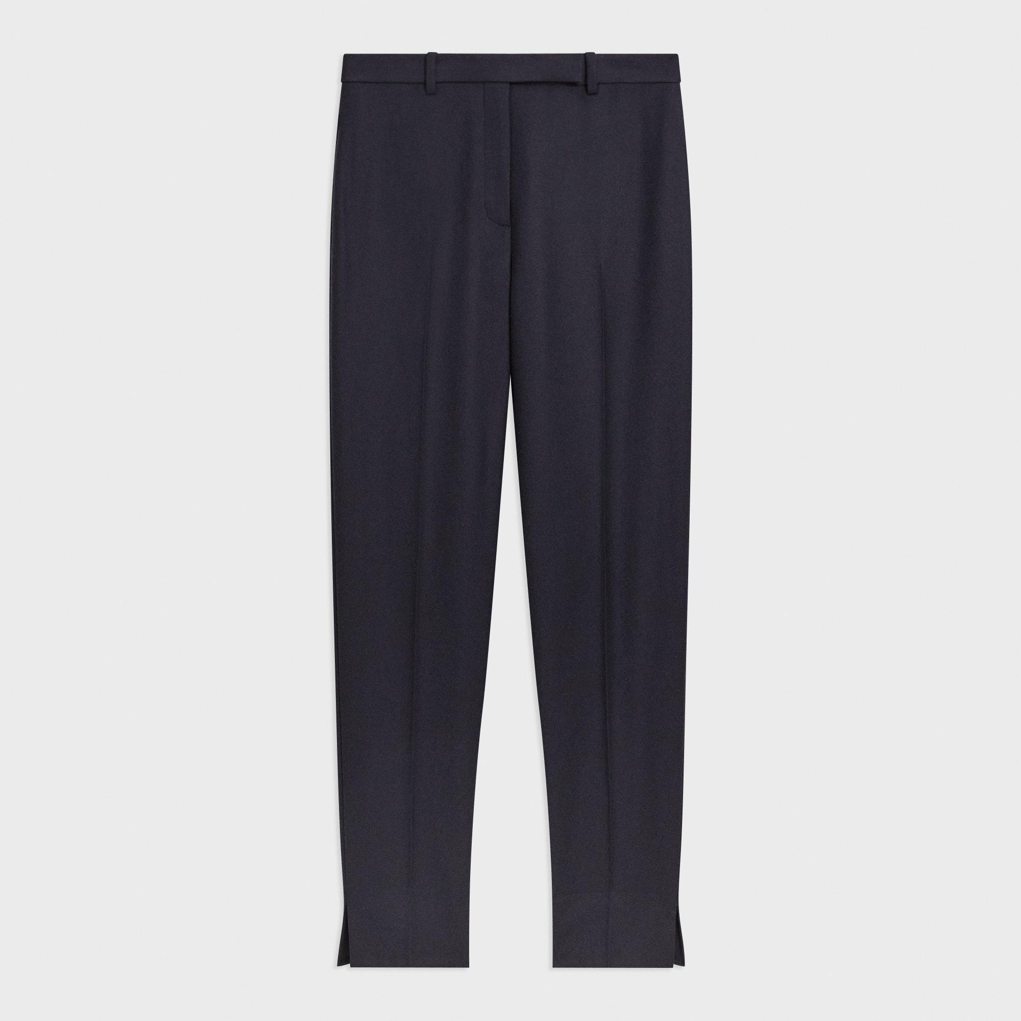 Tapered High-Waist Pant in Sleek Flannel - 1
