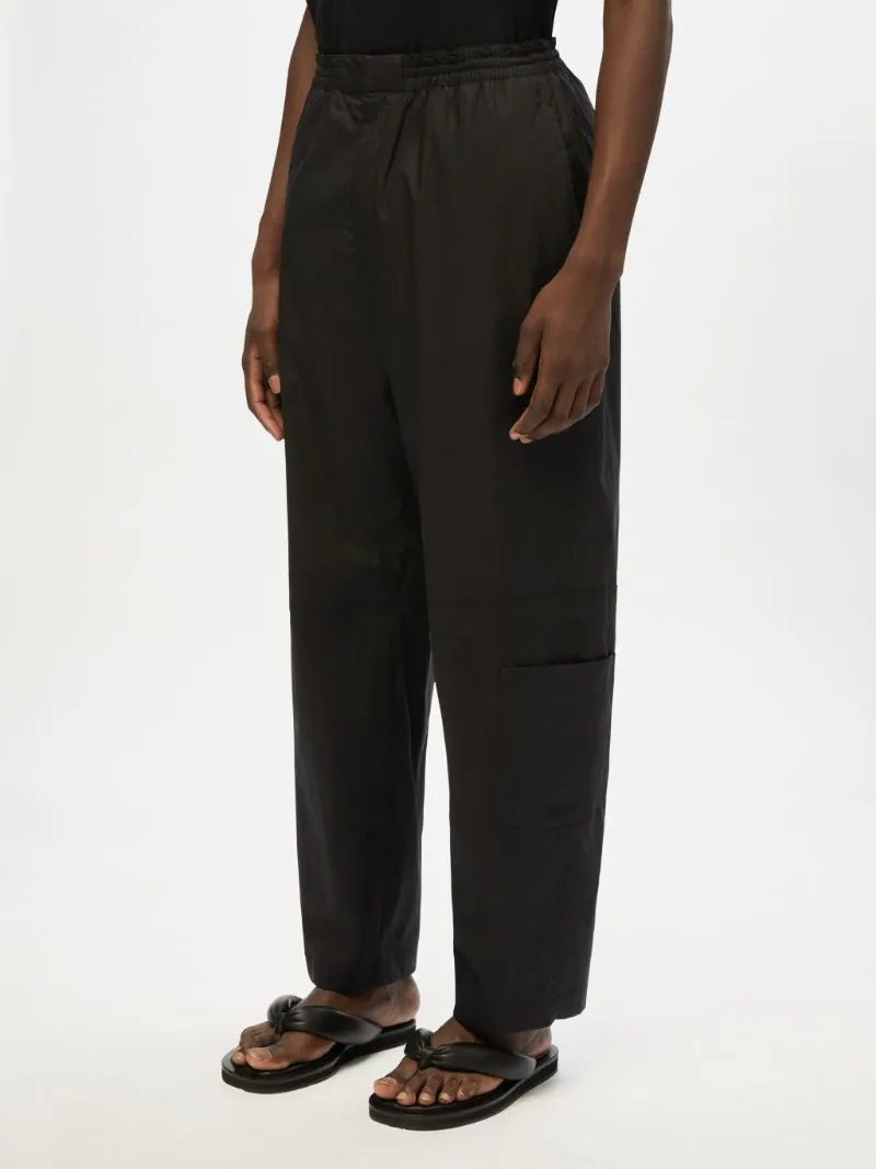 DRAWSTRINGS COTTON PANTS - 4