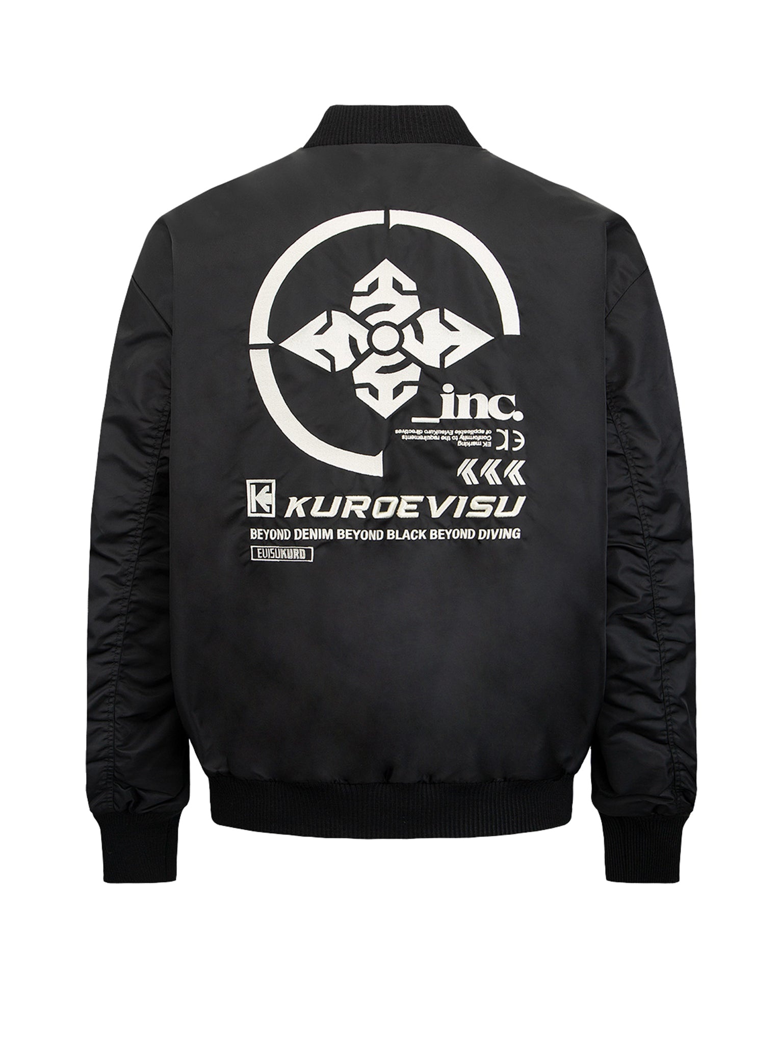 Mock 2-in-1 Bomber Jacket - 11