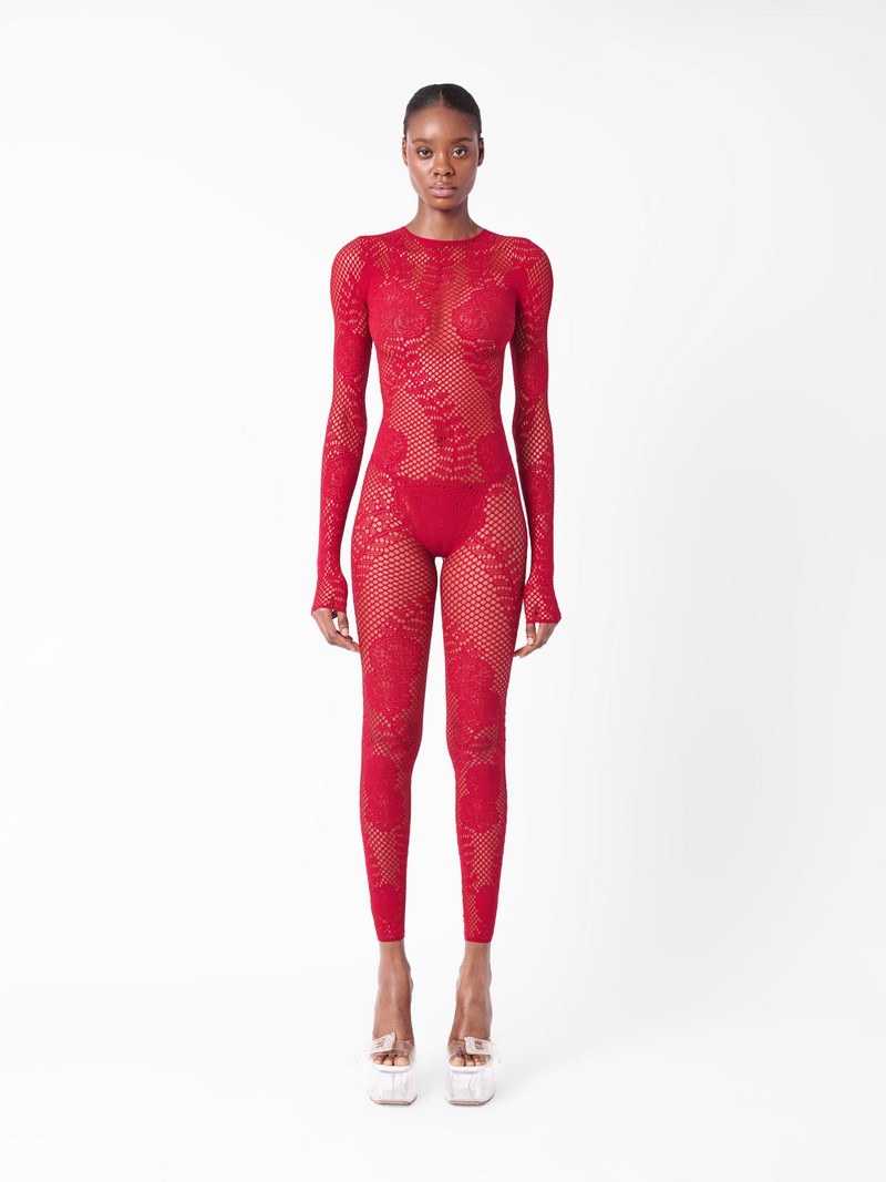 POSTER GIRL HEN JUMPSUIT RED outlook