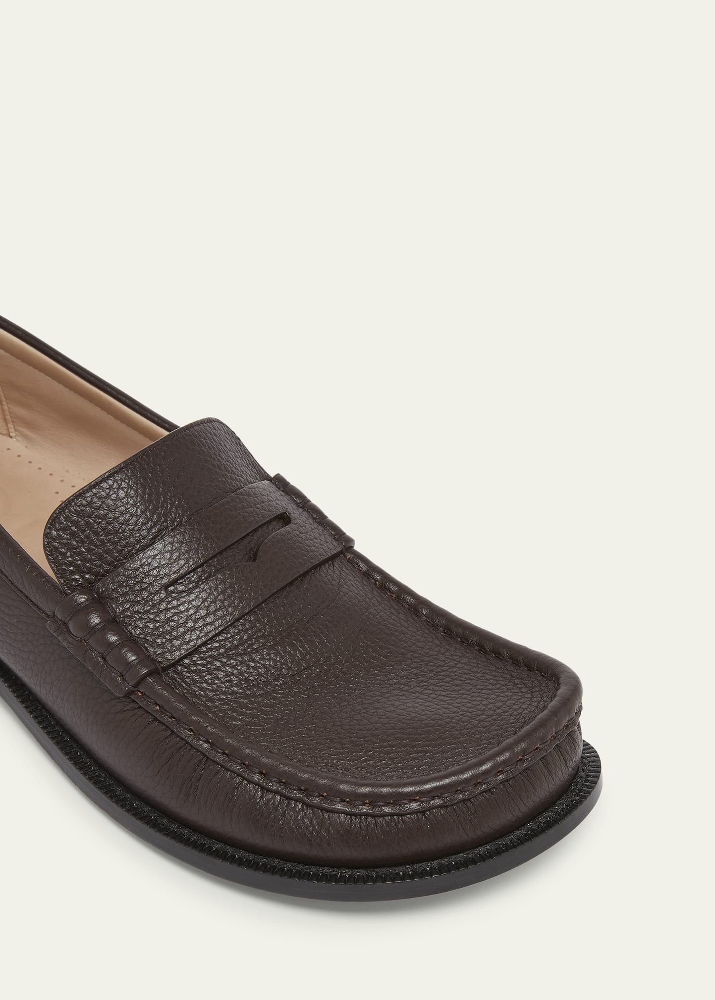 Men's Campo Deerskin Penny Loafers - 5