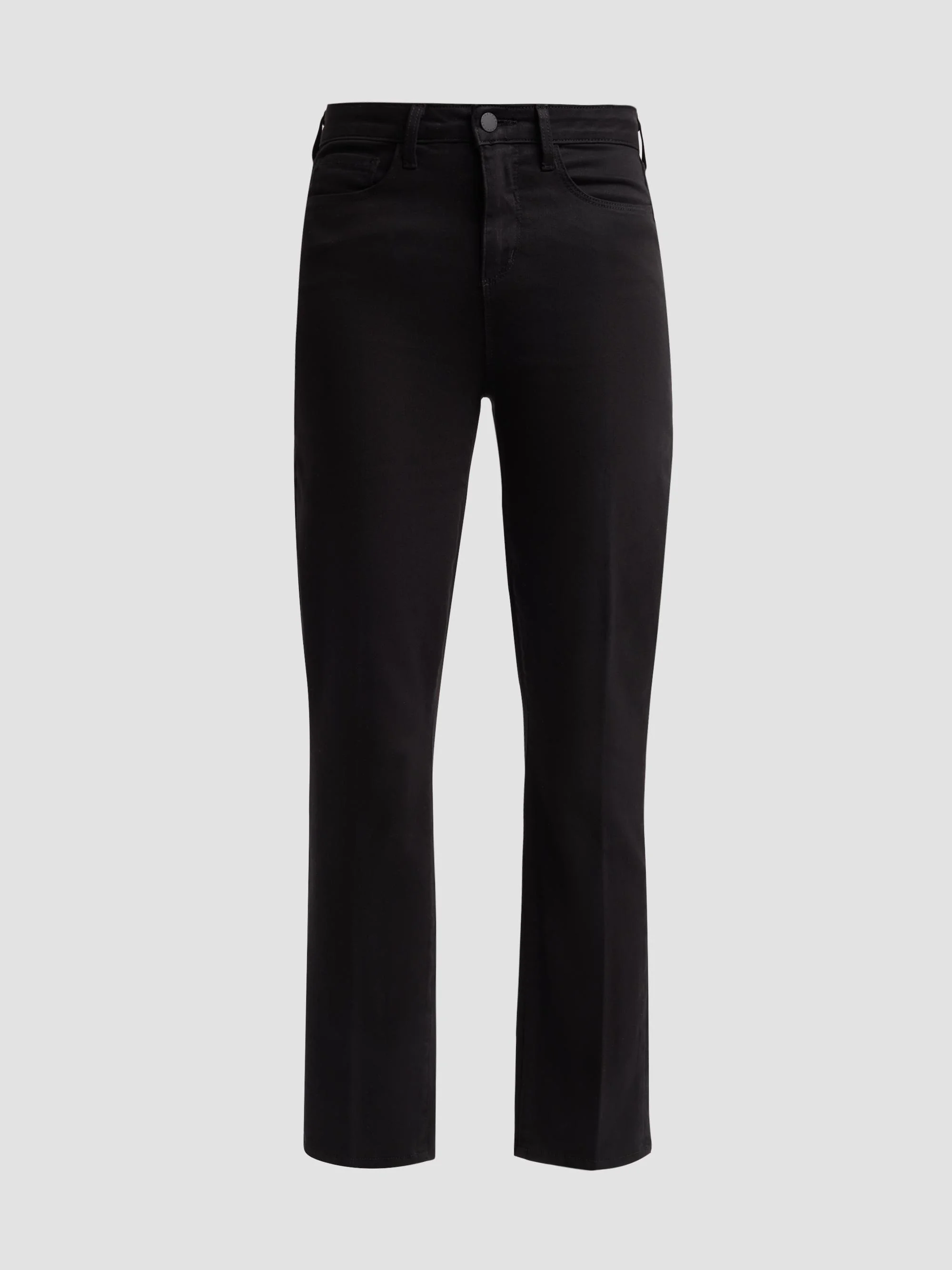 Women's Celestia High-Rise Slim-Fit Crop Jeans - Noir - 1