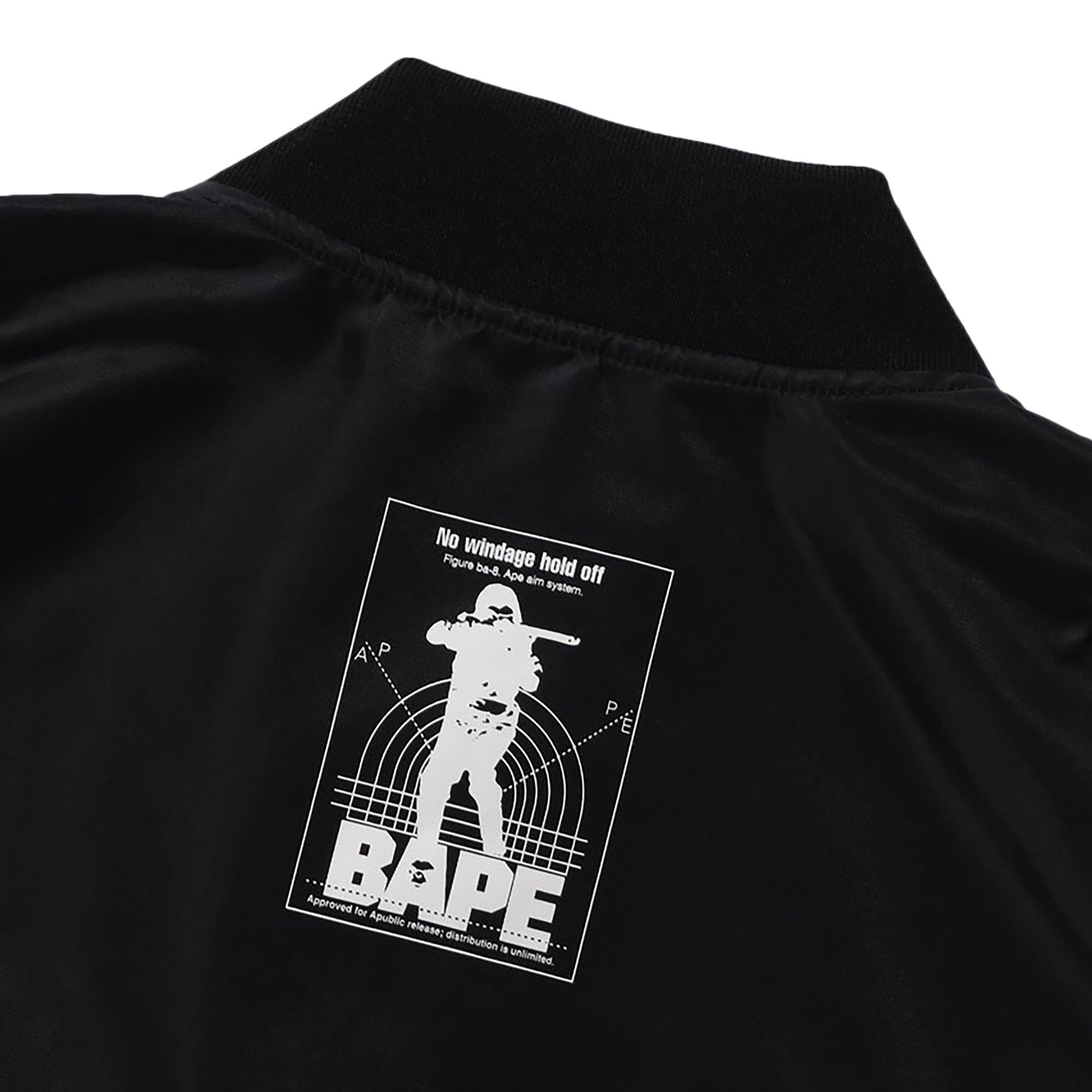 BAPE 1st Camo Bomber Jacket 'Black' - 4