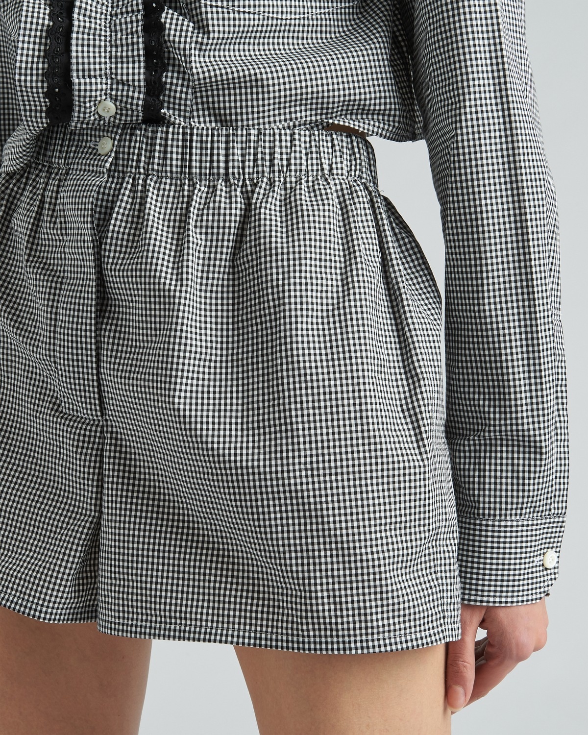 Gingham check shorts - 3