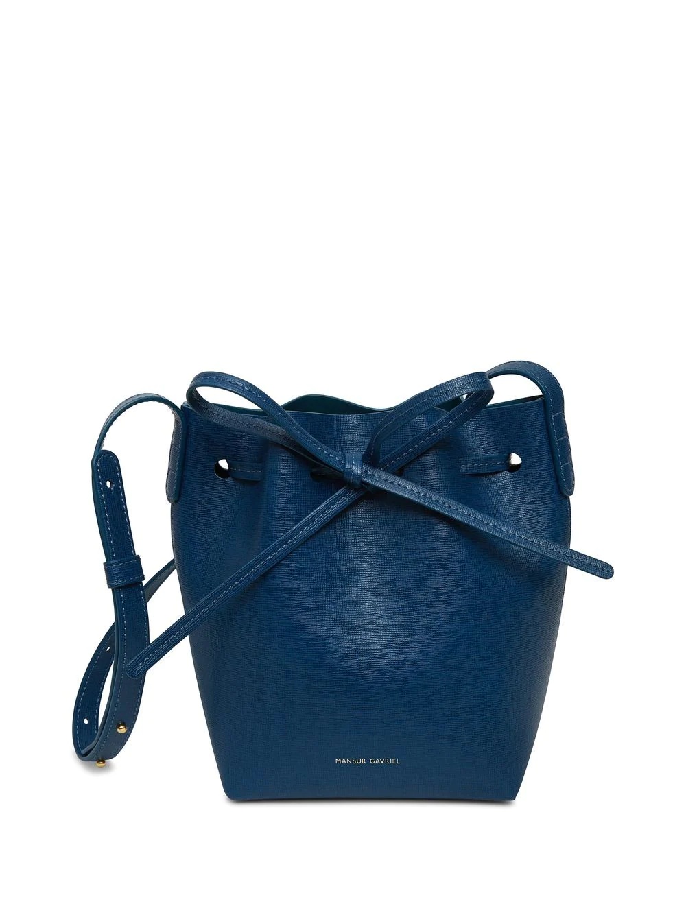 mini leather bucket bag - 1