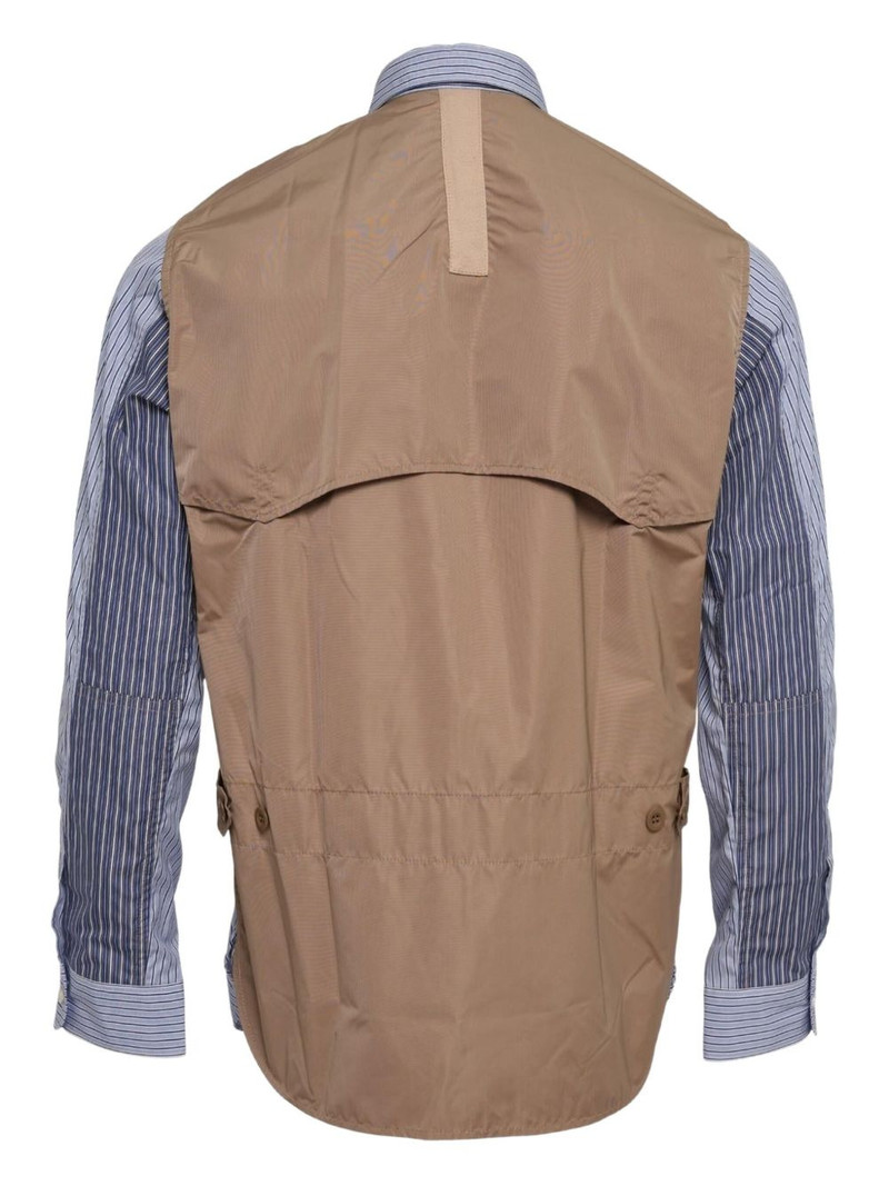 Junya Watanabe MAN striped-pattern shirt outlook