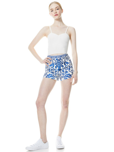 Alice + Olivia SHERRI EMBROIDERED SHORT outlook