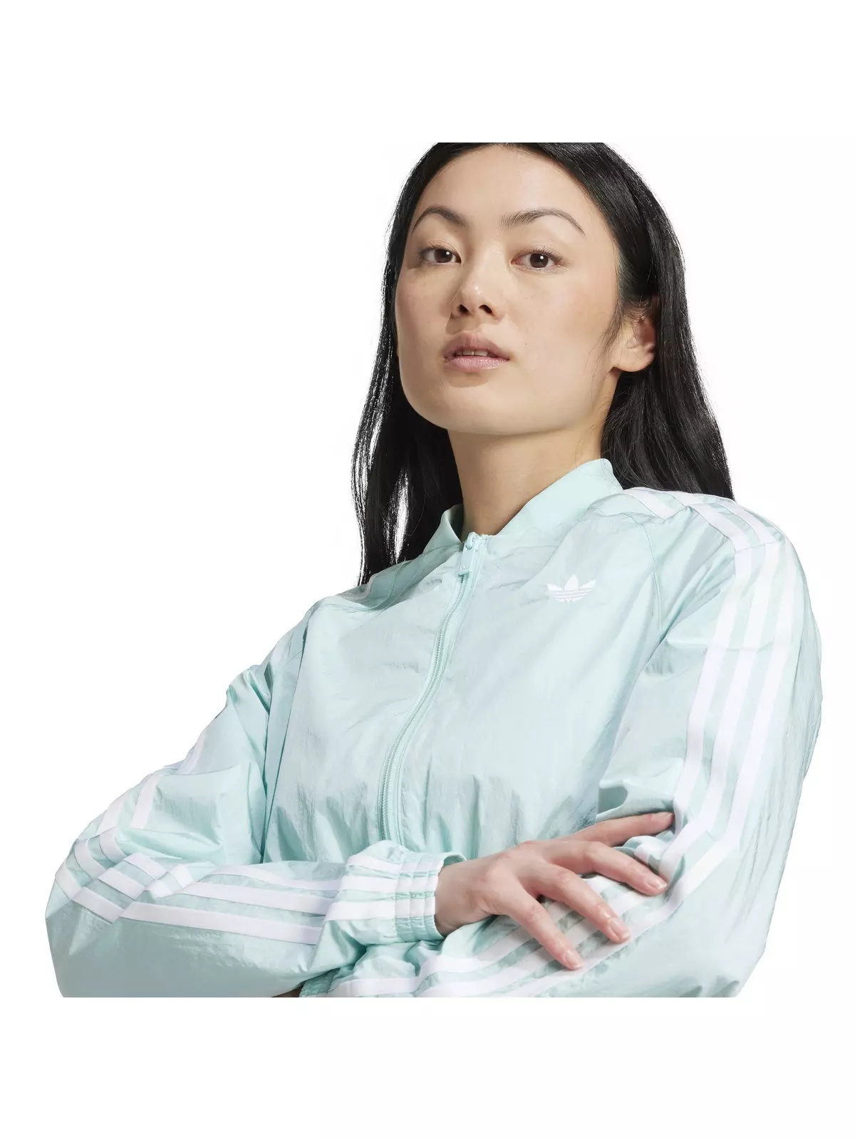 Originals Women's Adicolor Teamgeist Cropped Track Top -Turquoise - 3