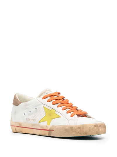 Golden Goose Super-Star distressed sneakers outlook