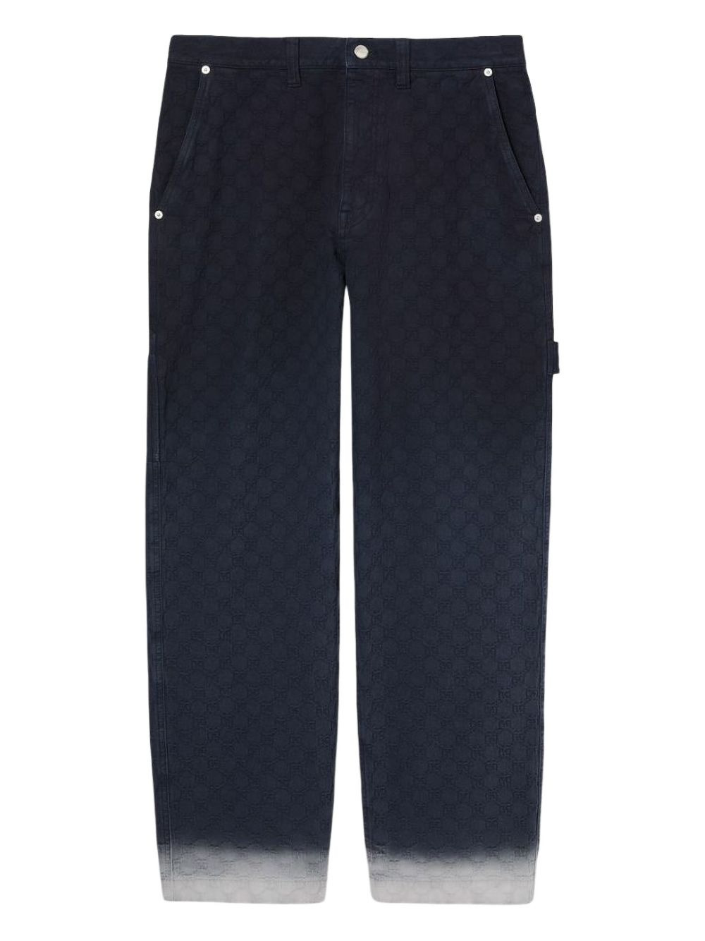 GG monogram-dyed trousers - 1