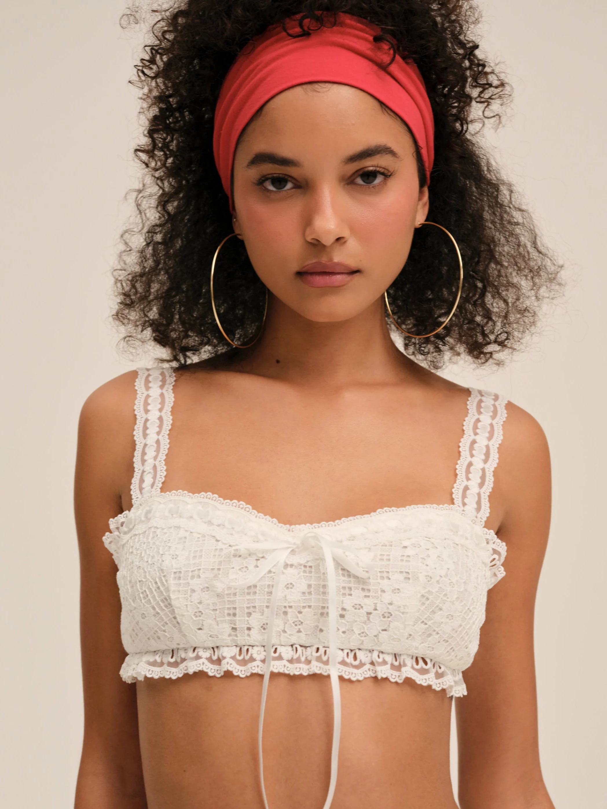 Daisy Lace Crop Top - 1