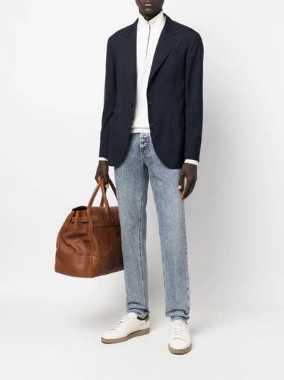 Brunello Cucinelli low-rise slim-cut jeans outlook