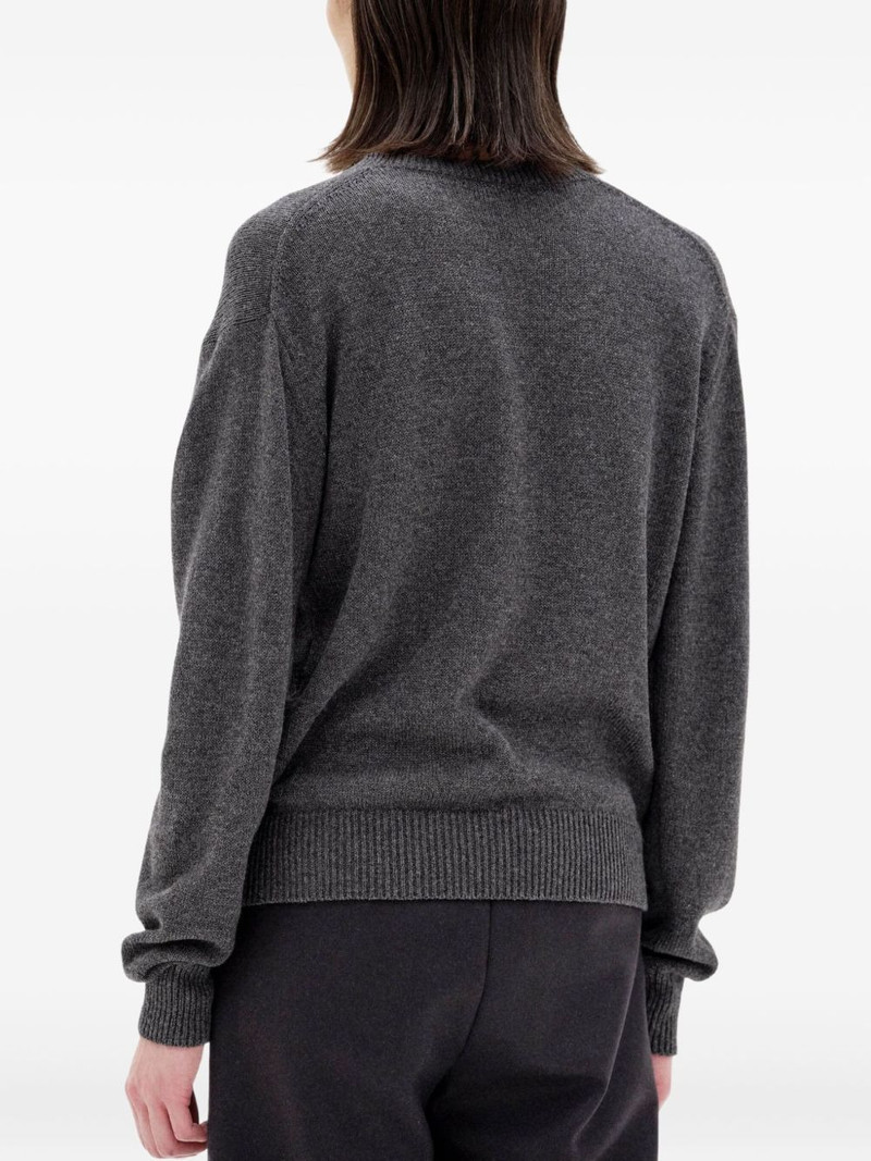 AURALEE V-neck cashmere sweater outlook