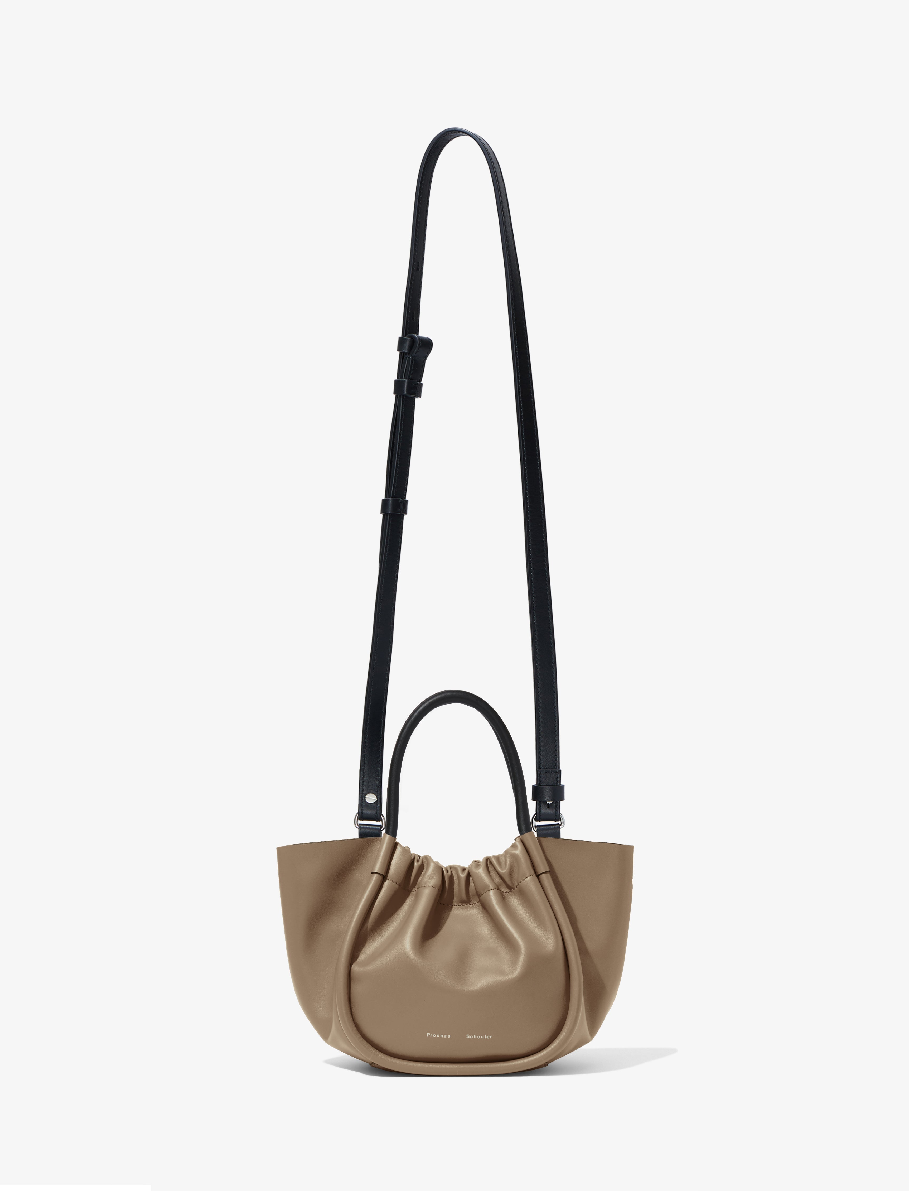Small Ruched Crossbody Tote - 4