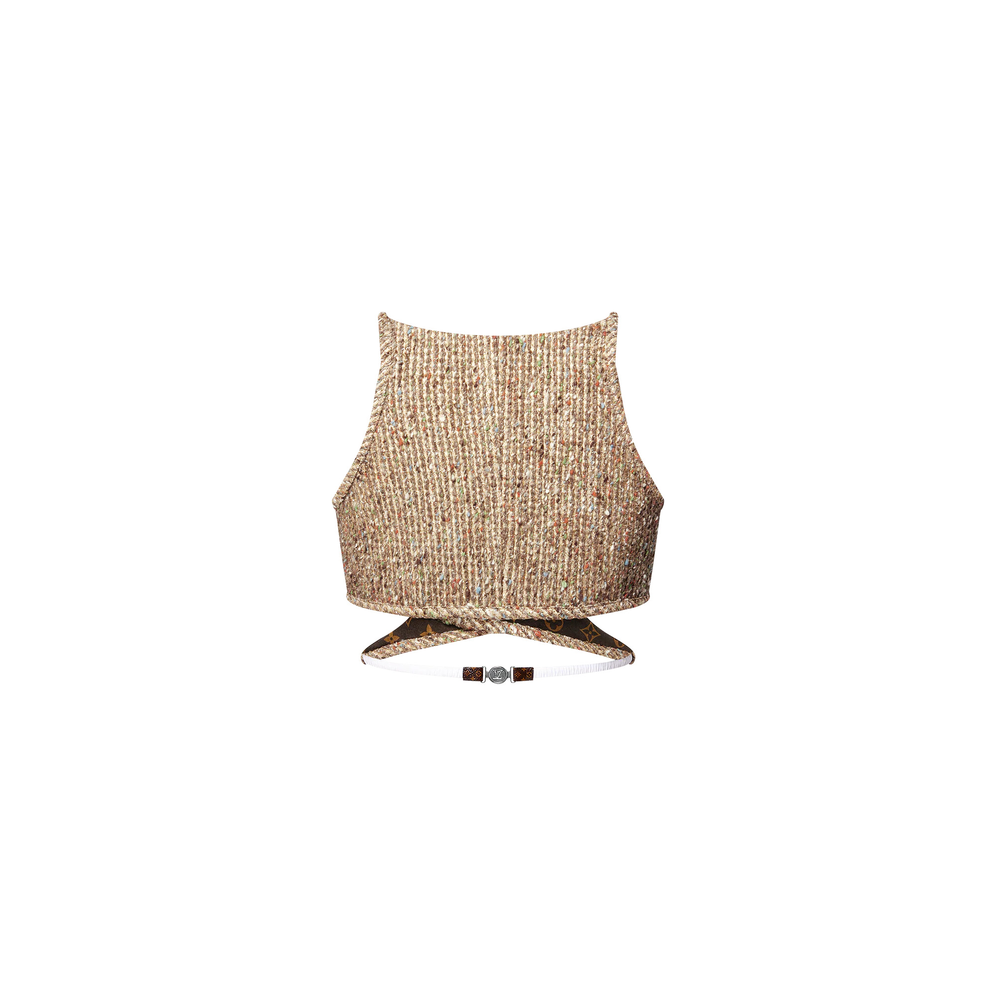 Lurex Tweed Crop Top - 2