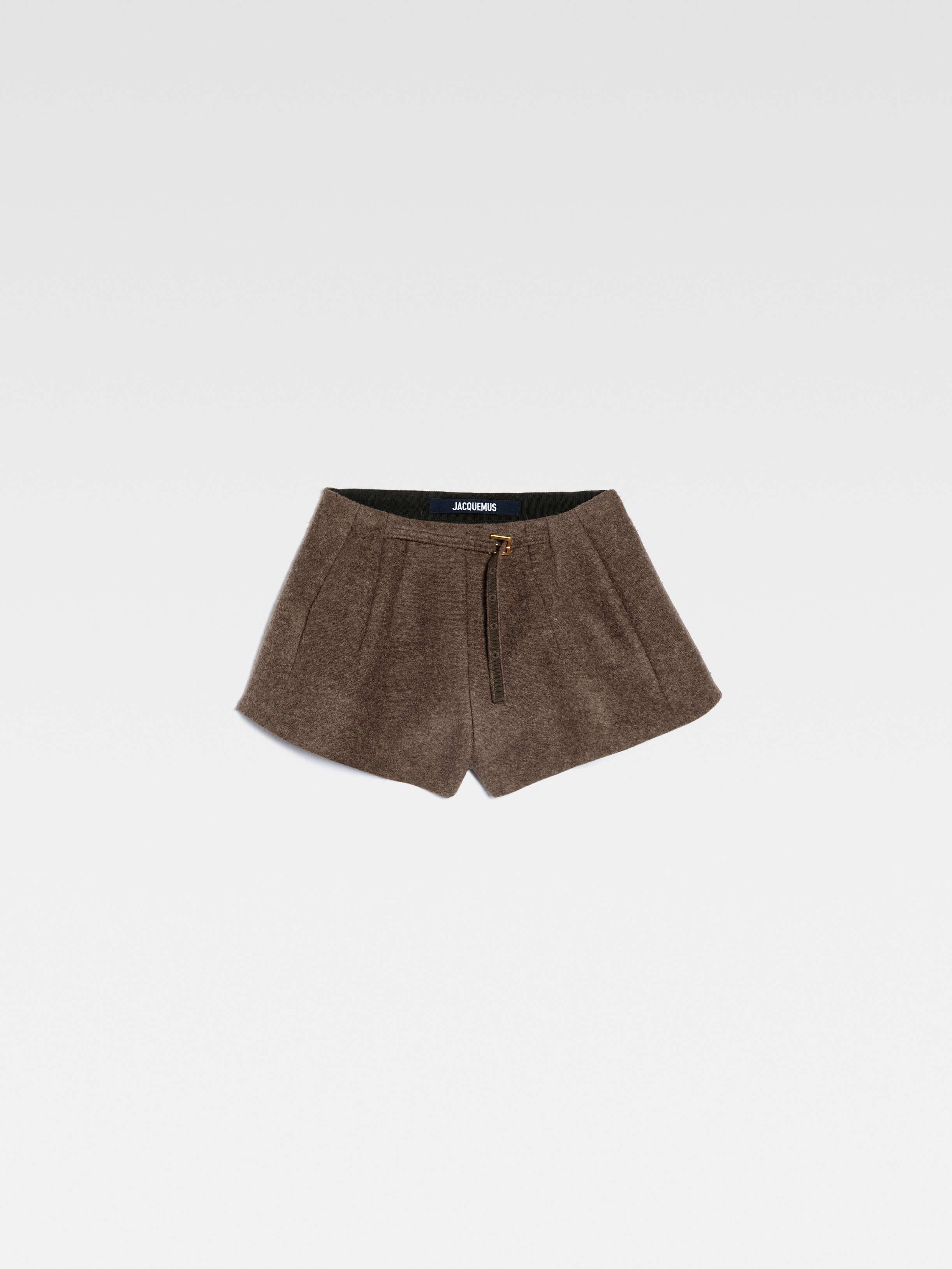 Jacquemus Brown Le Chouchou #39;Le Short Boule#39; Shorts