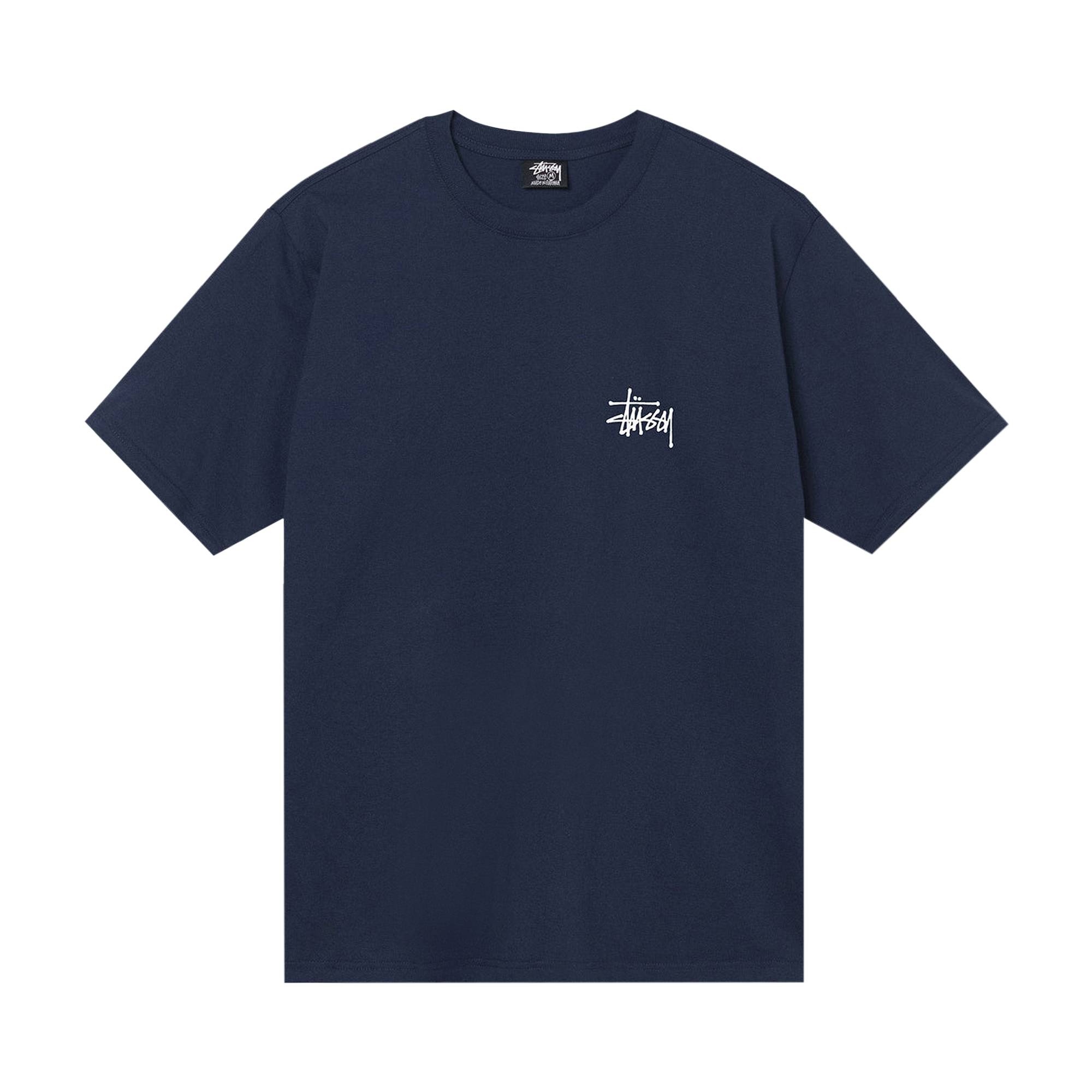 Stussy Basic Tee 'Navy' - 1