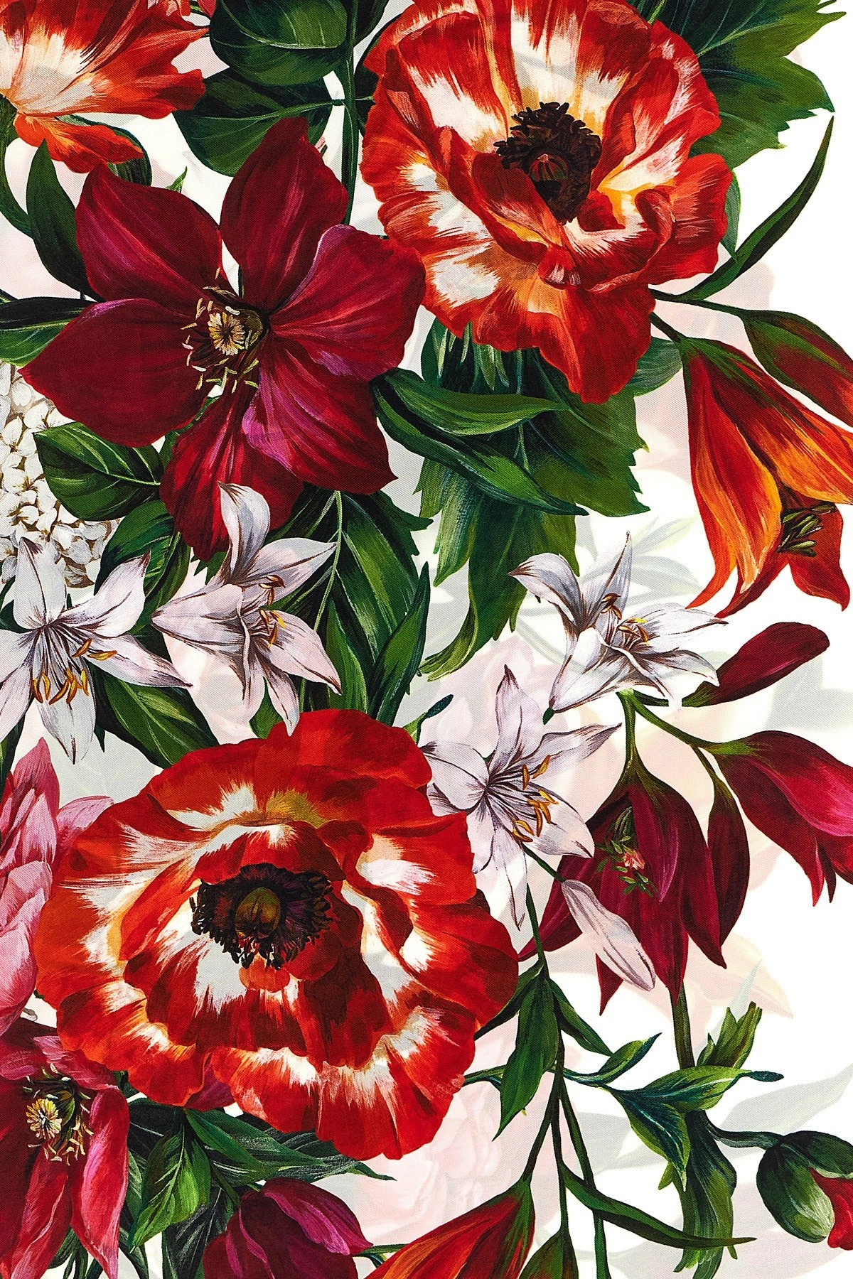 Floral print scarf - 3