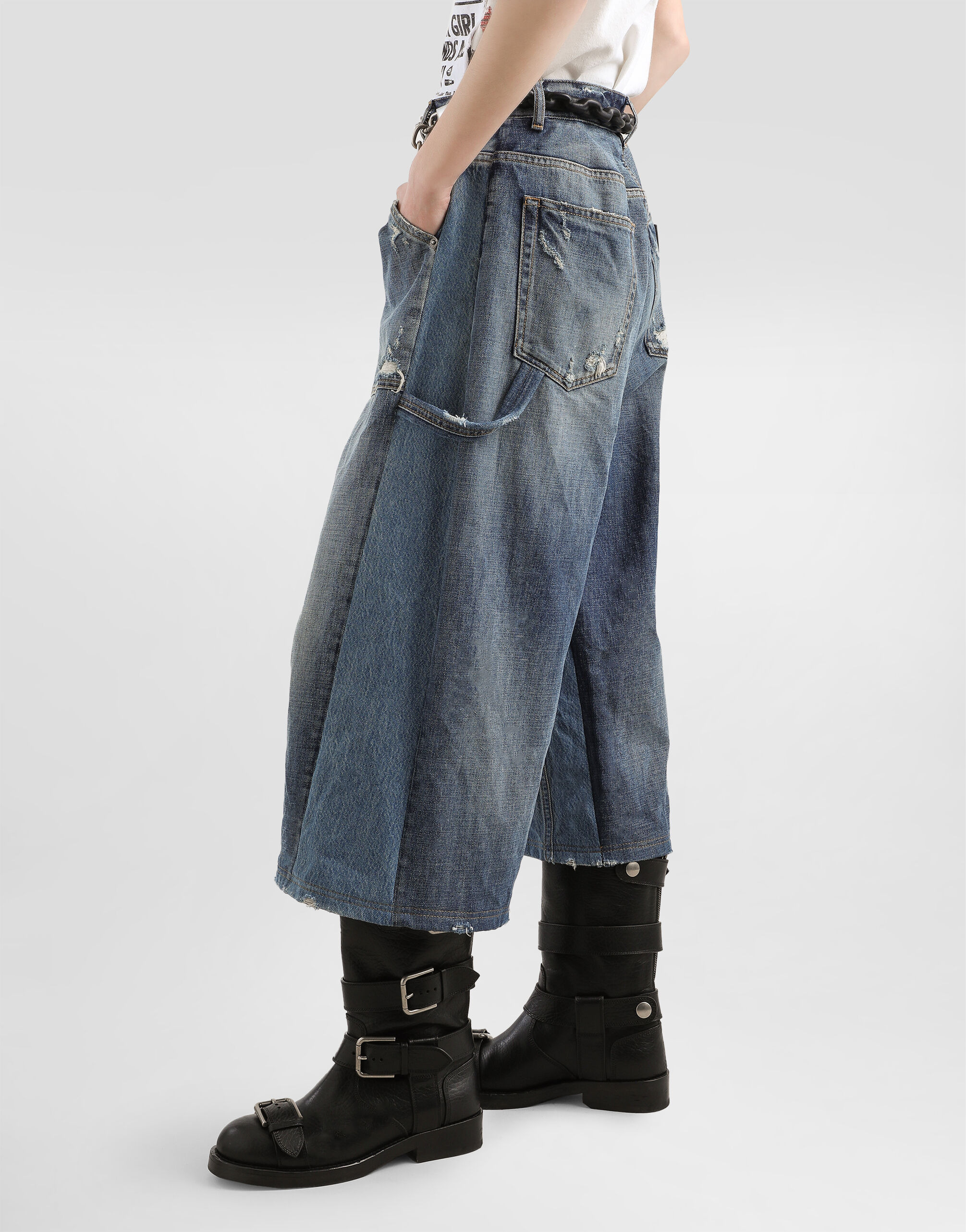 Denim bermuda - 4
