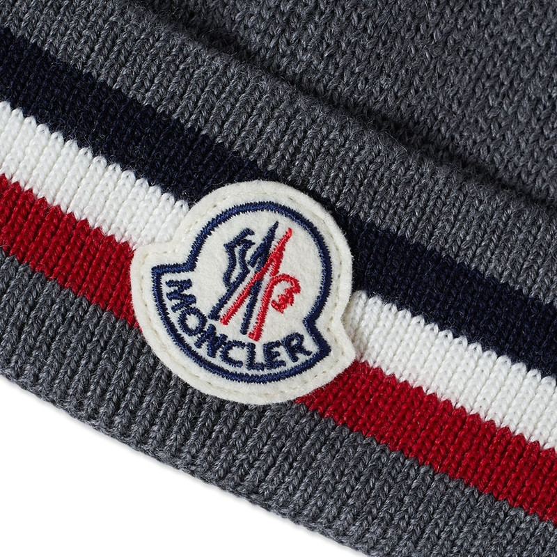Moncler Moncler Tricolore Band Logo Beanie outlook