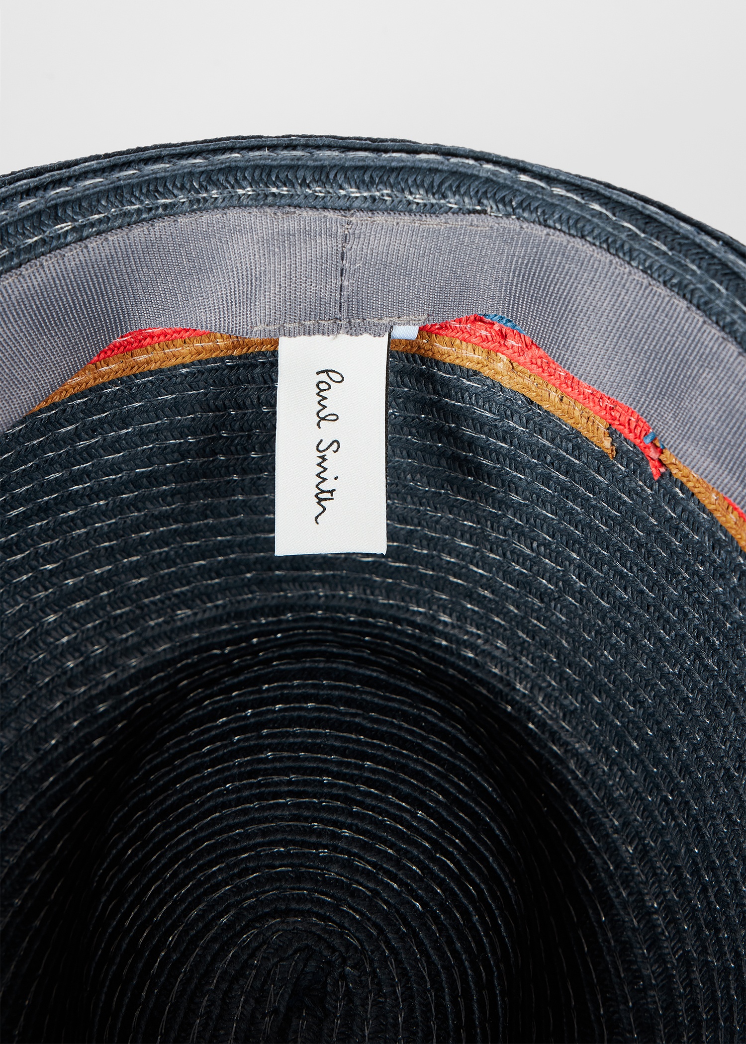 Navy 'Artist Stripe' Trim 'Trilby' Hat - 4