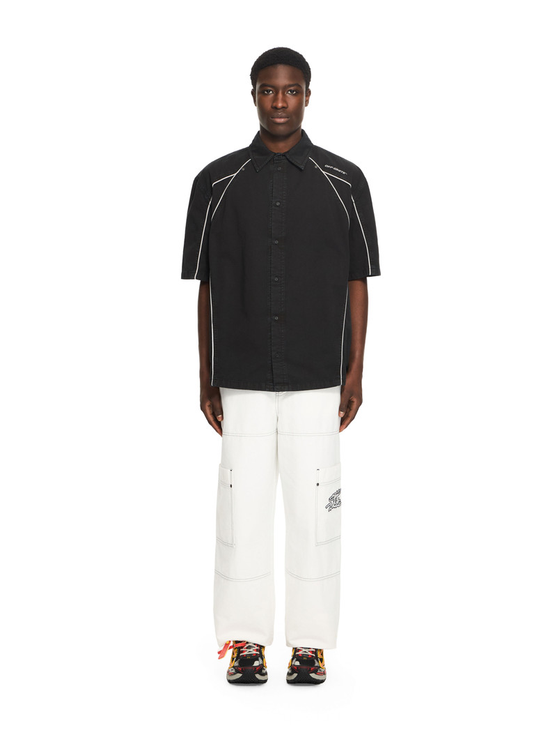 Off-White Garment-Dyed Sporty Bowling Shirt outlook
