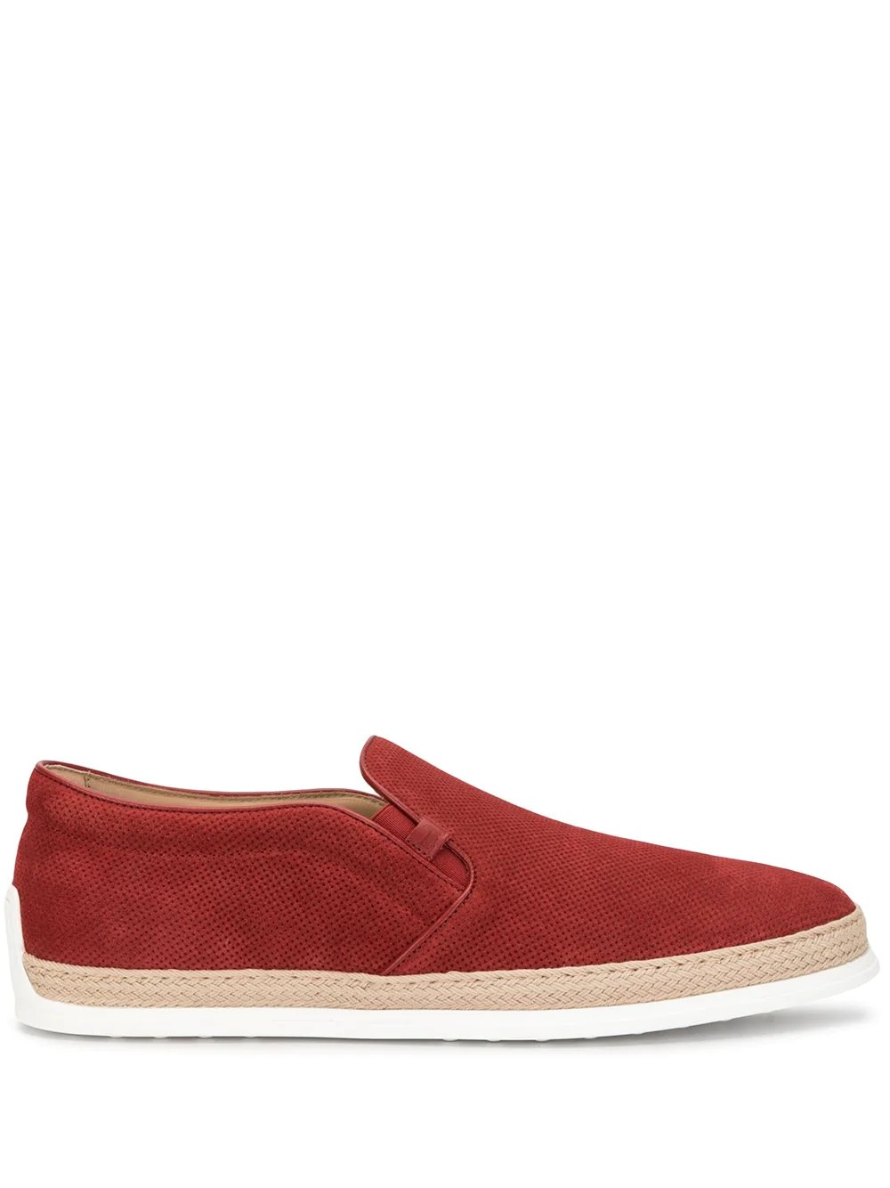 suede slip-on sneakers - 1