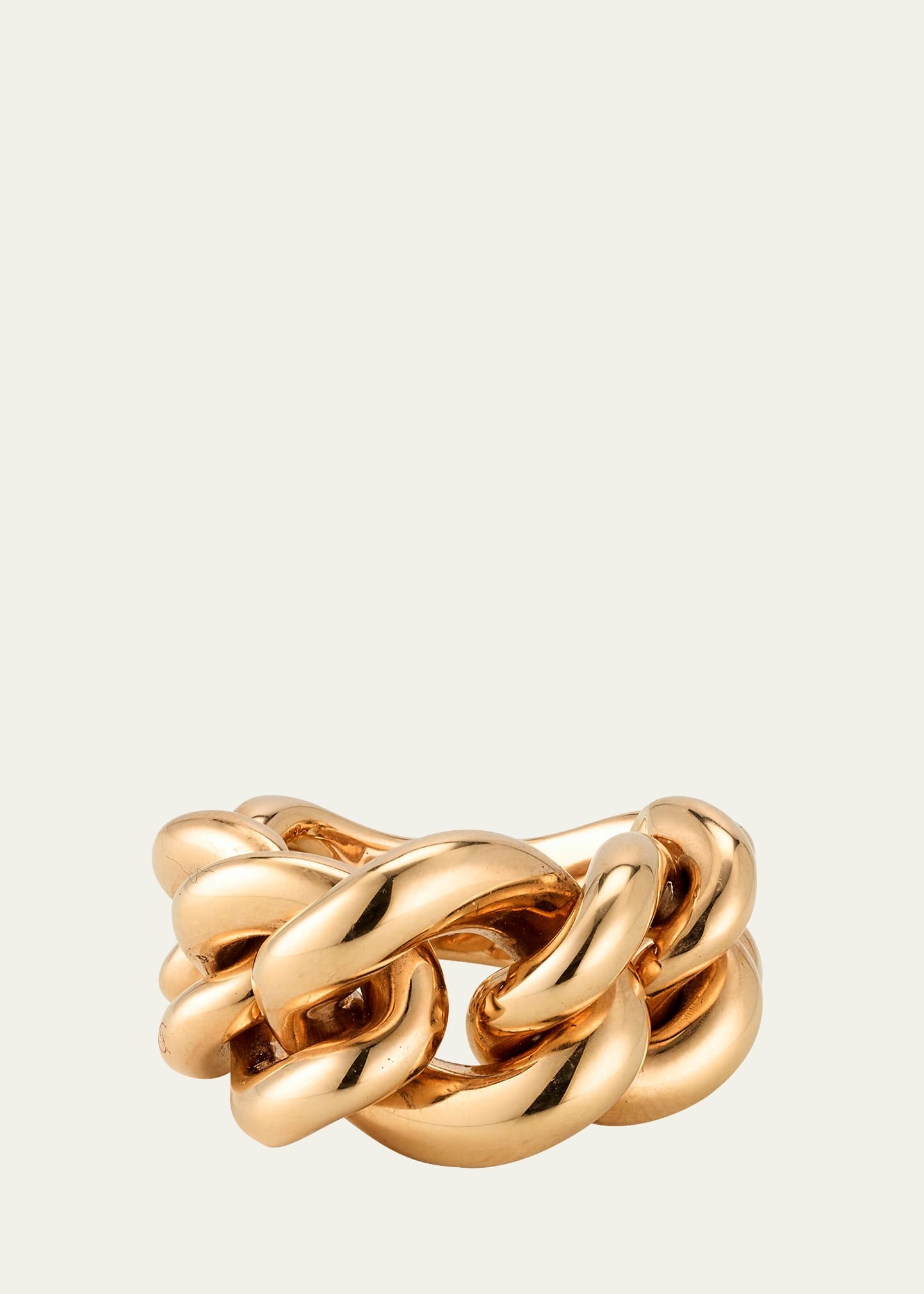 18K Rose Gold Catene Ring - 1