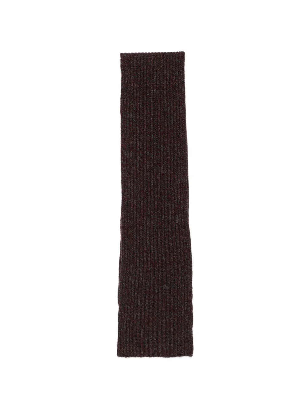 ribbed-knit scarf - 1