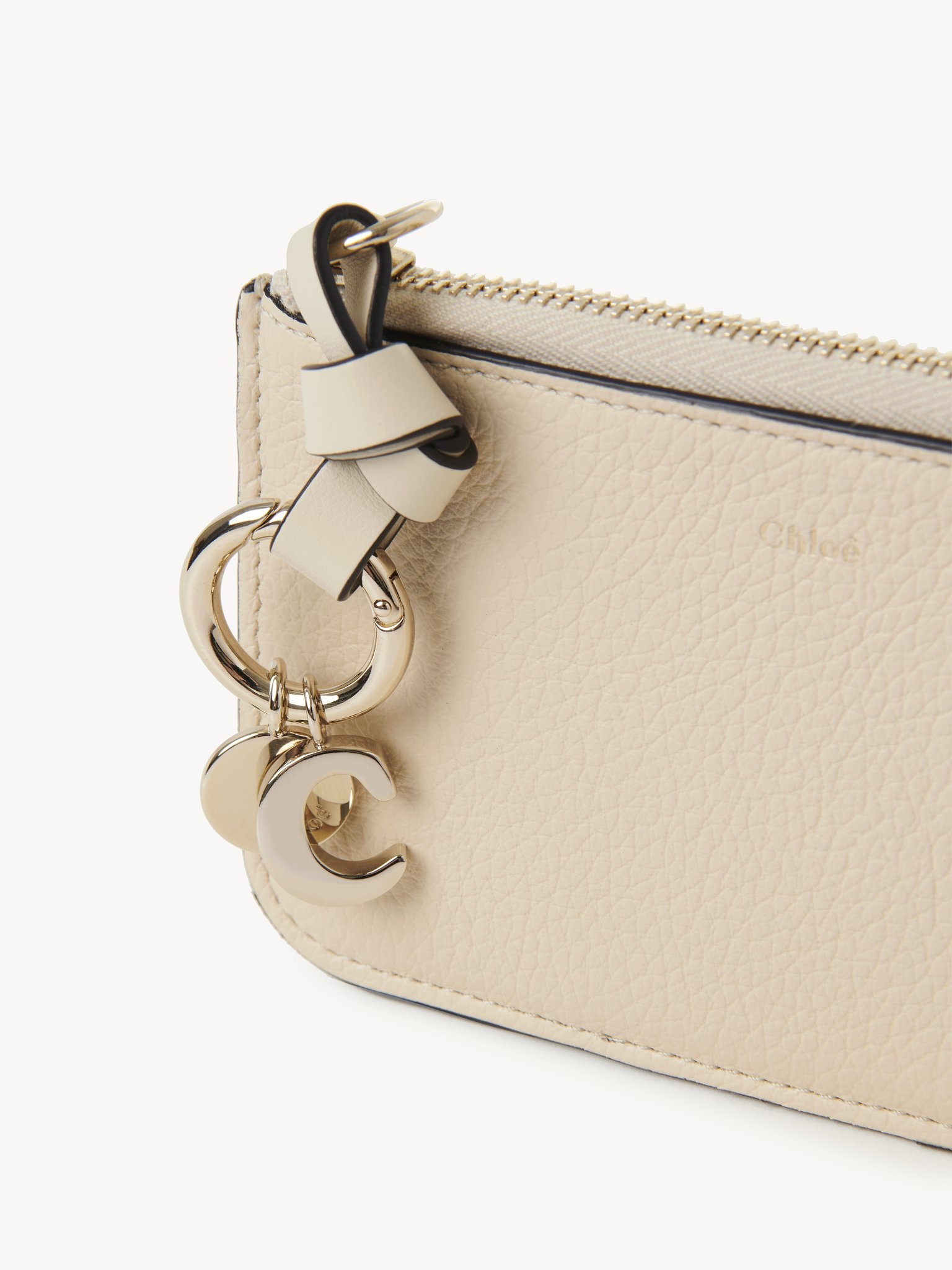 ALPHABET PURSE IN GRAINED & SHINY LEATHER - 5