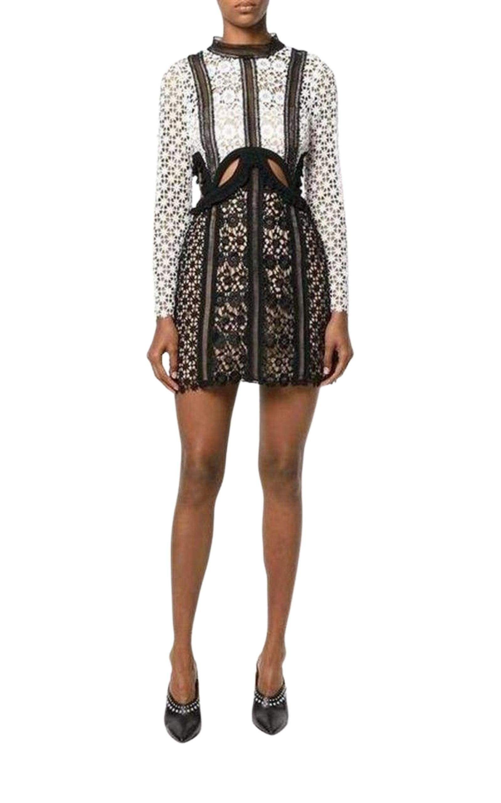 Payne Lace Cut-out Mini Dress - 2