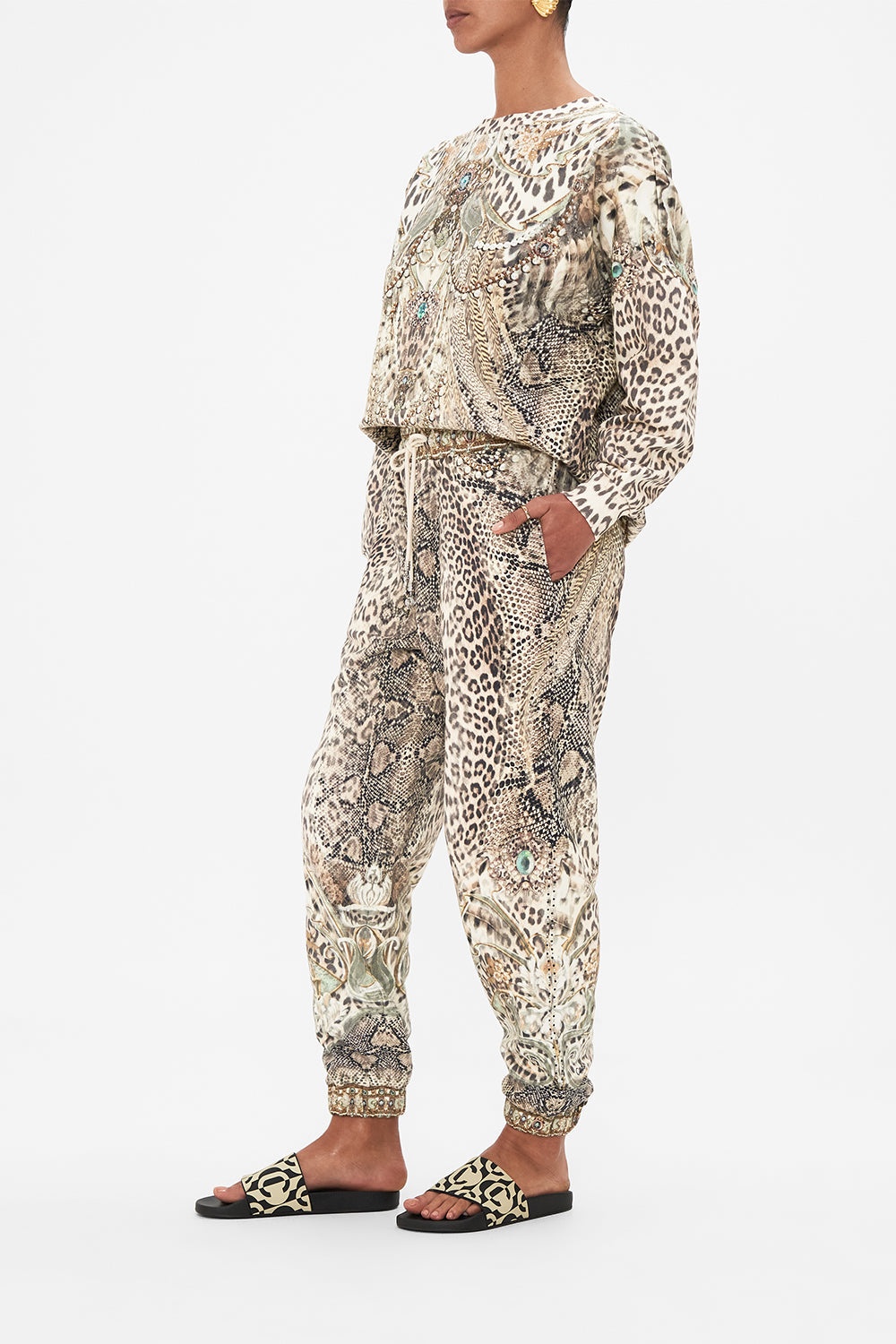 JERSEY TRACK PANT - 4