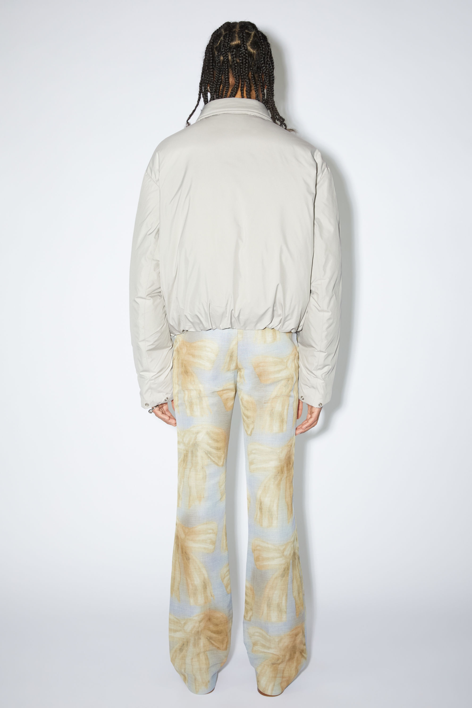 Puffer jacket - Pale grey - 3