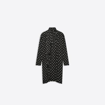 BALENCIAGA Women's Lavallière Dress in Black outlook