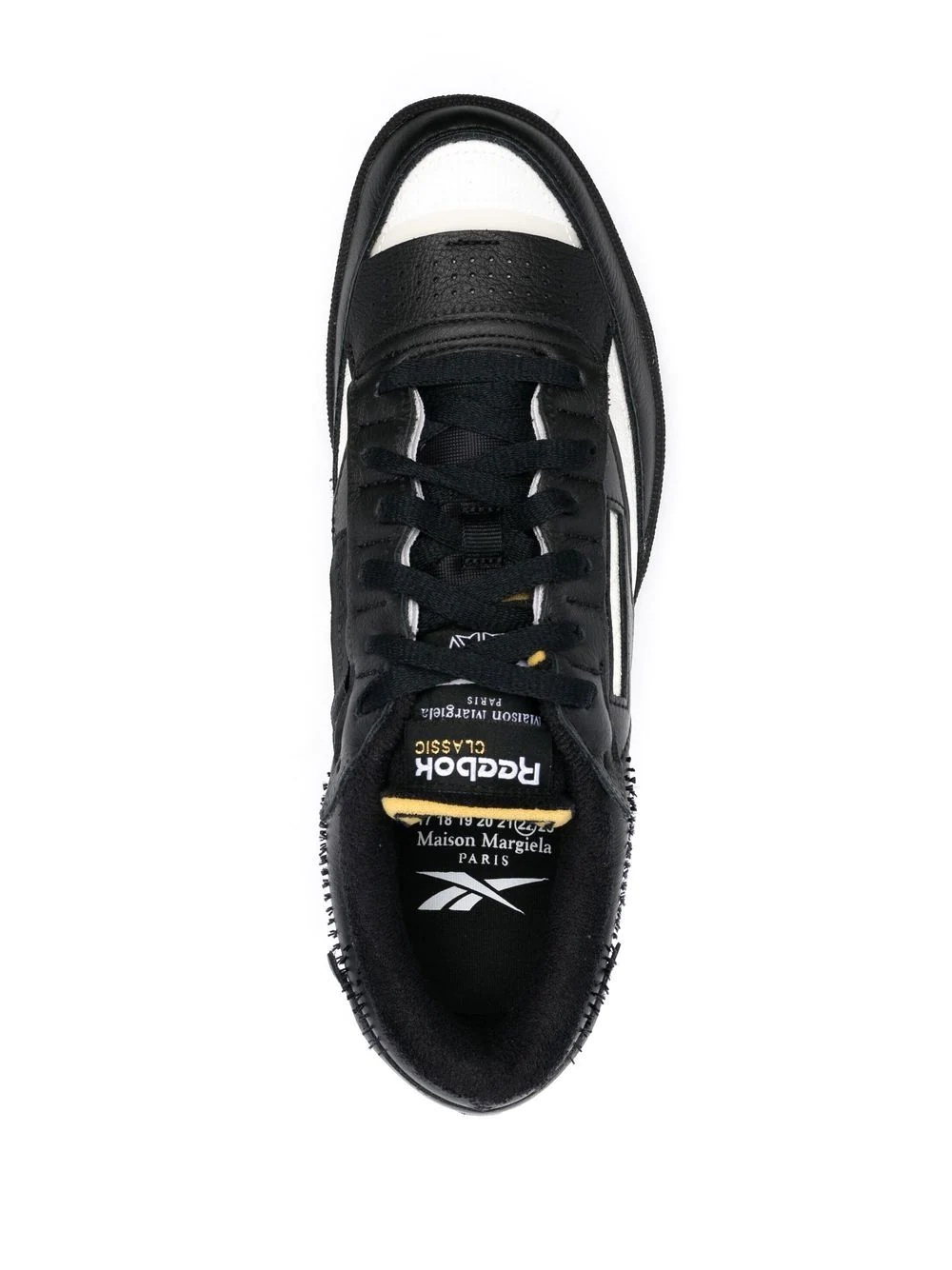 panelled low-top sneakers - 4
