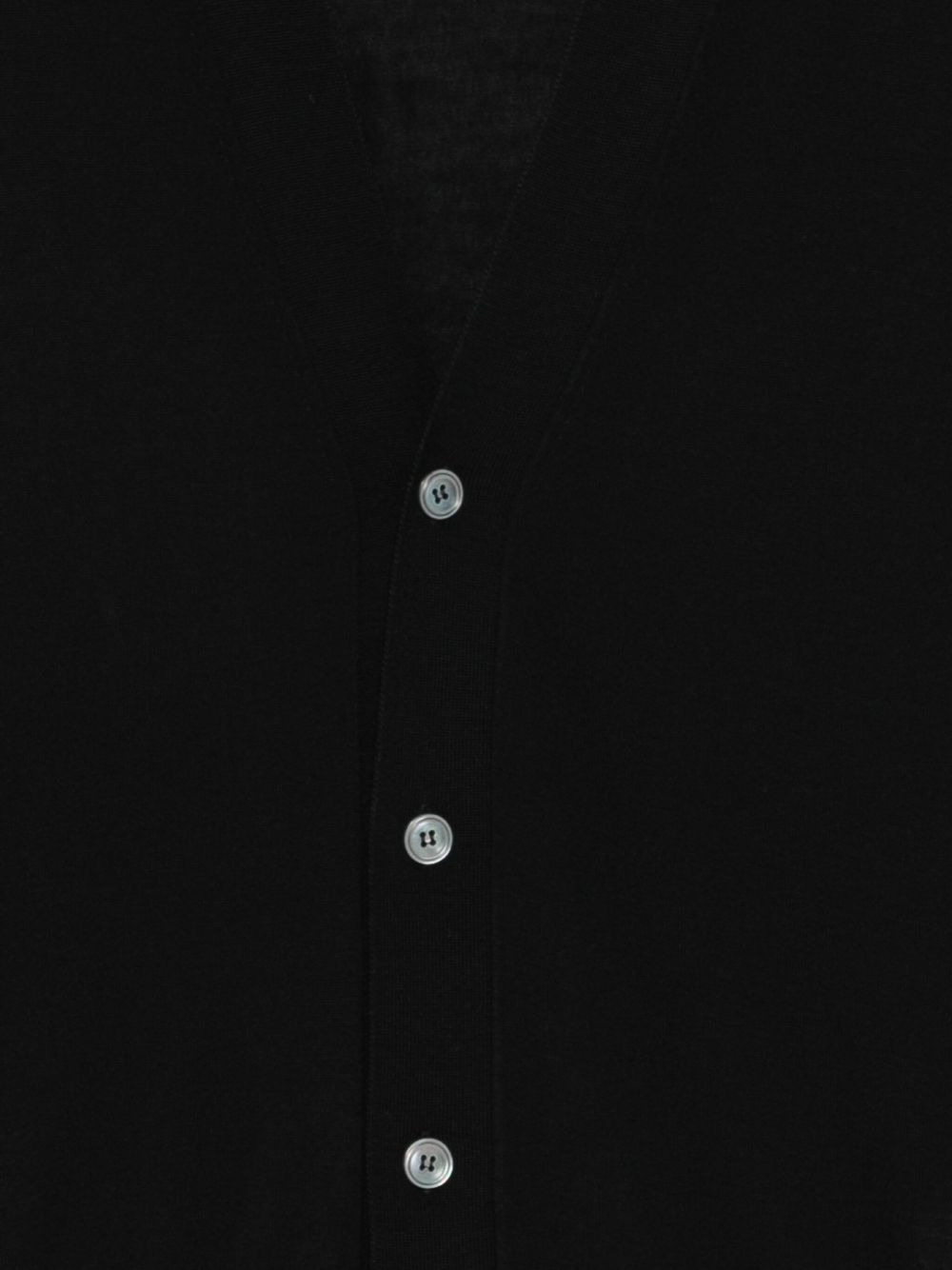 button-front wool cardigan - 3
