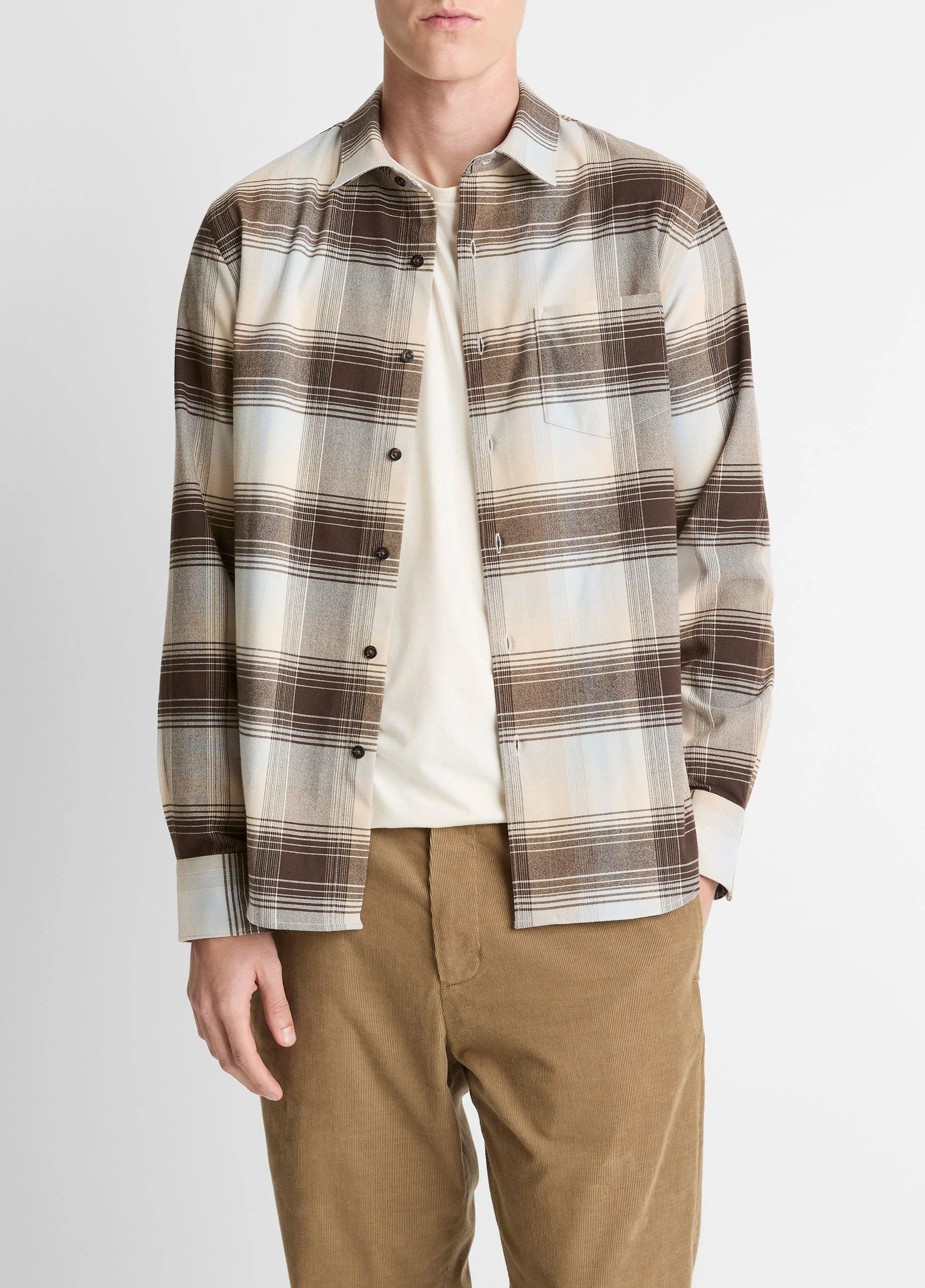 Missoula Plaid Button-Front Shirt - 1