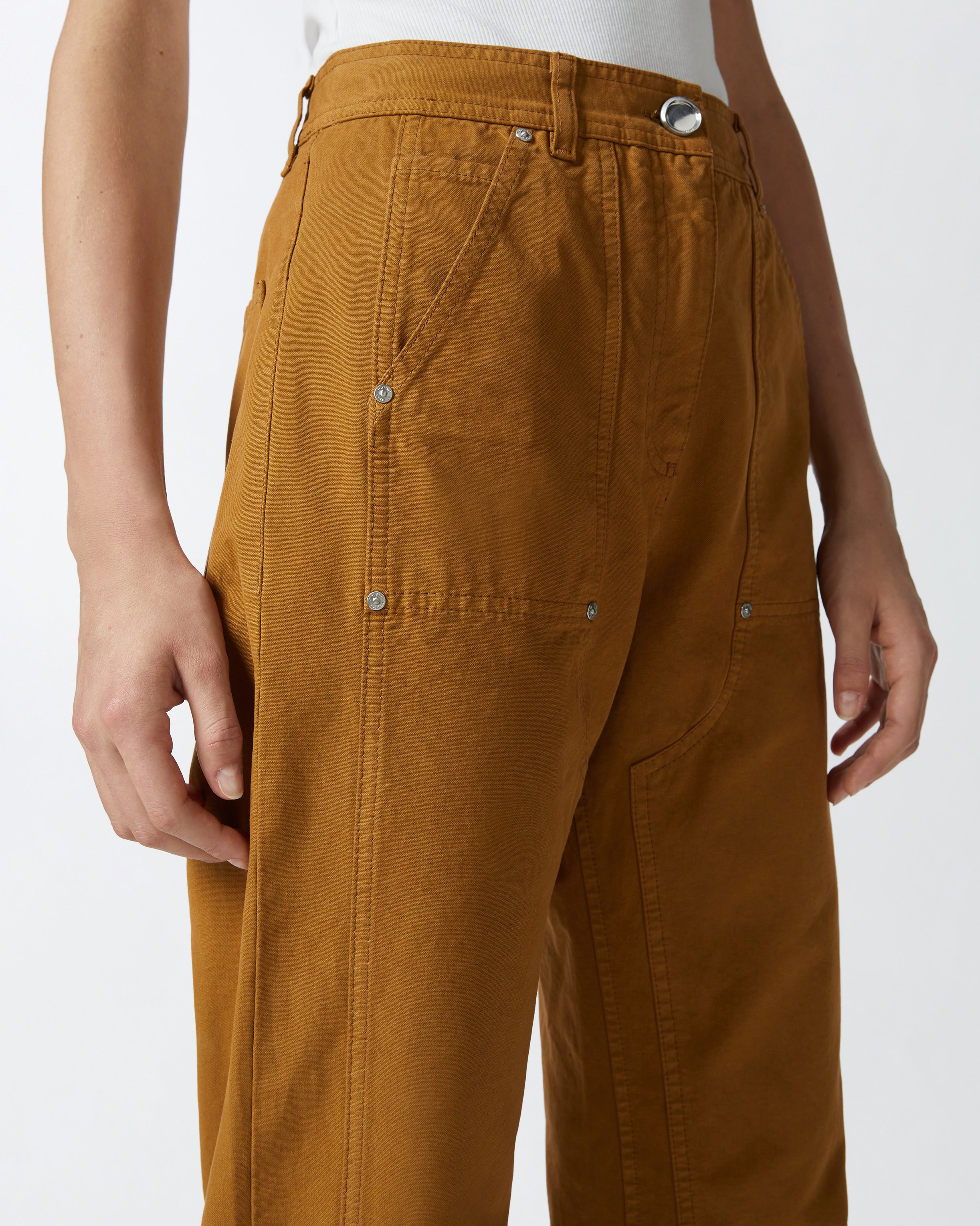 CANVAS WORKWEAR TROUSERS - 5