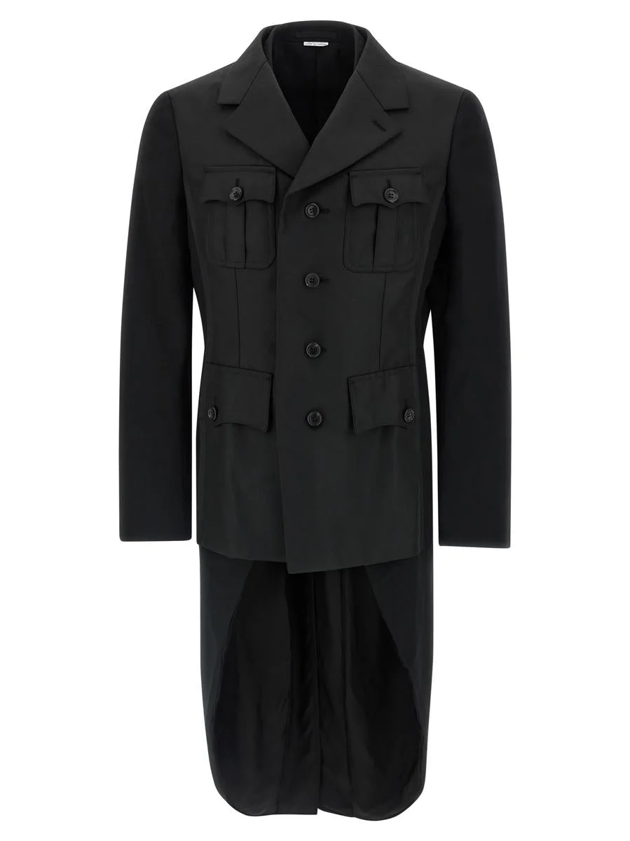 Comme Des Garçons Homme Plus Double Layer Blazer Jacket - 1